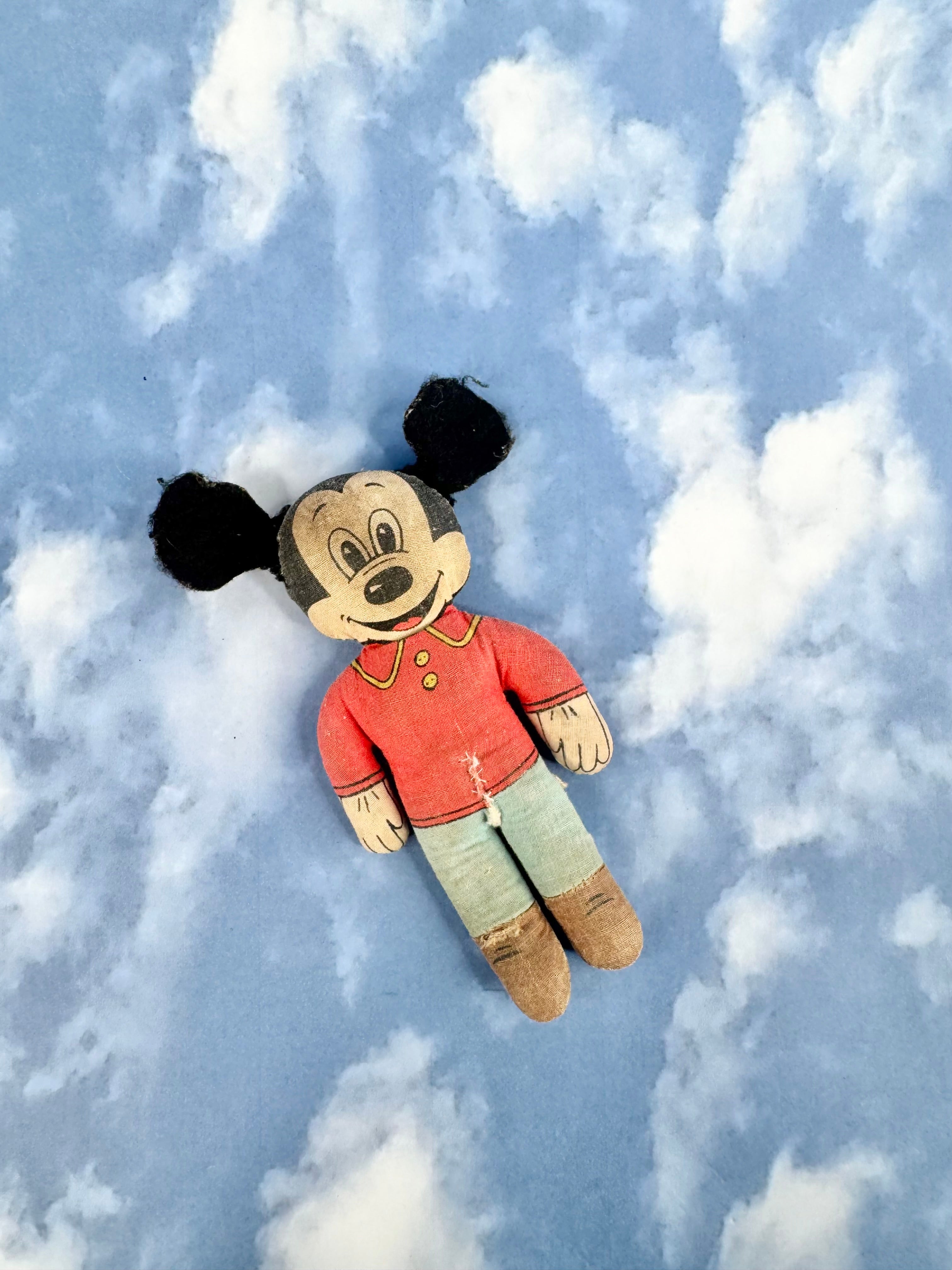 Vintage 1976 Knickerbocker Mickey Mouse Doll