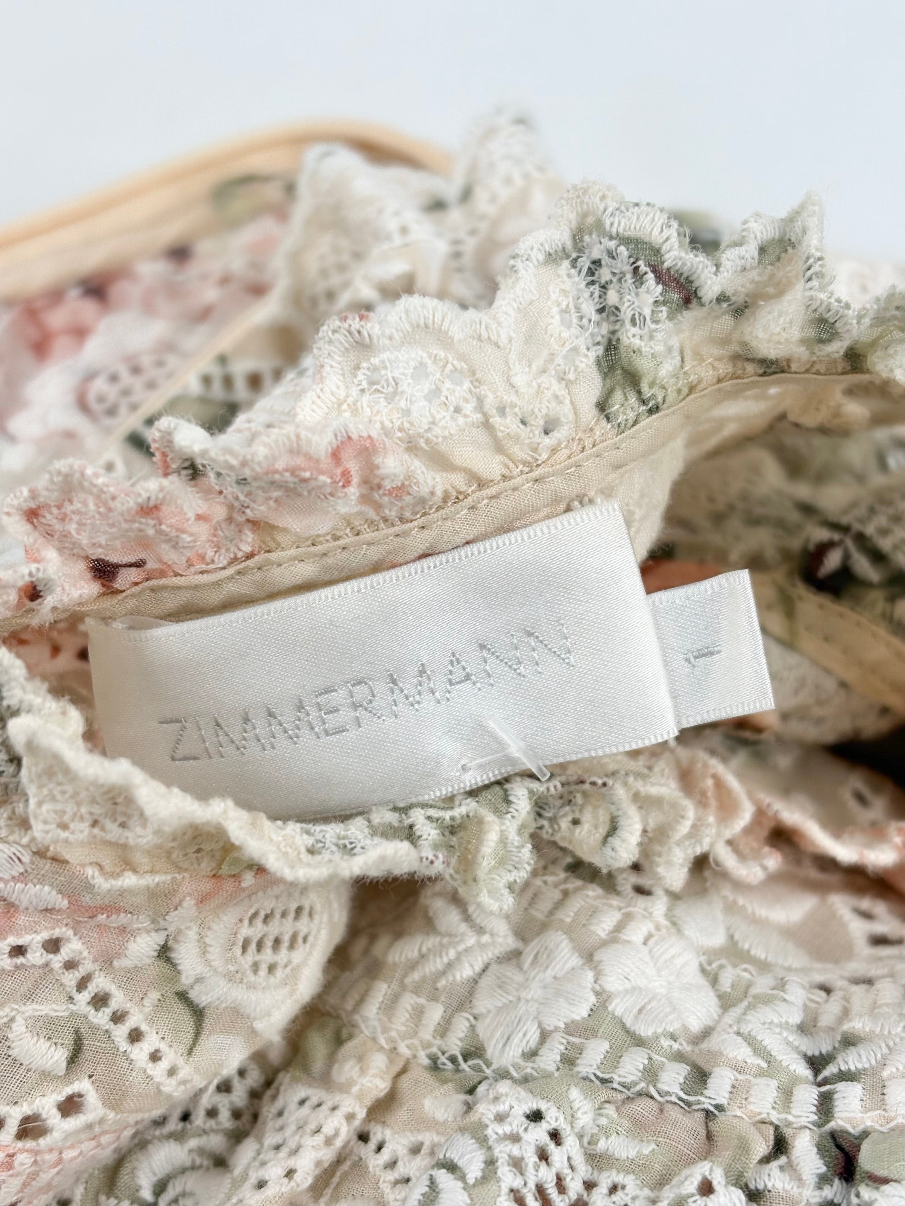 Zimmermann Prima Hydrangea Broderie Top - AU8