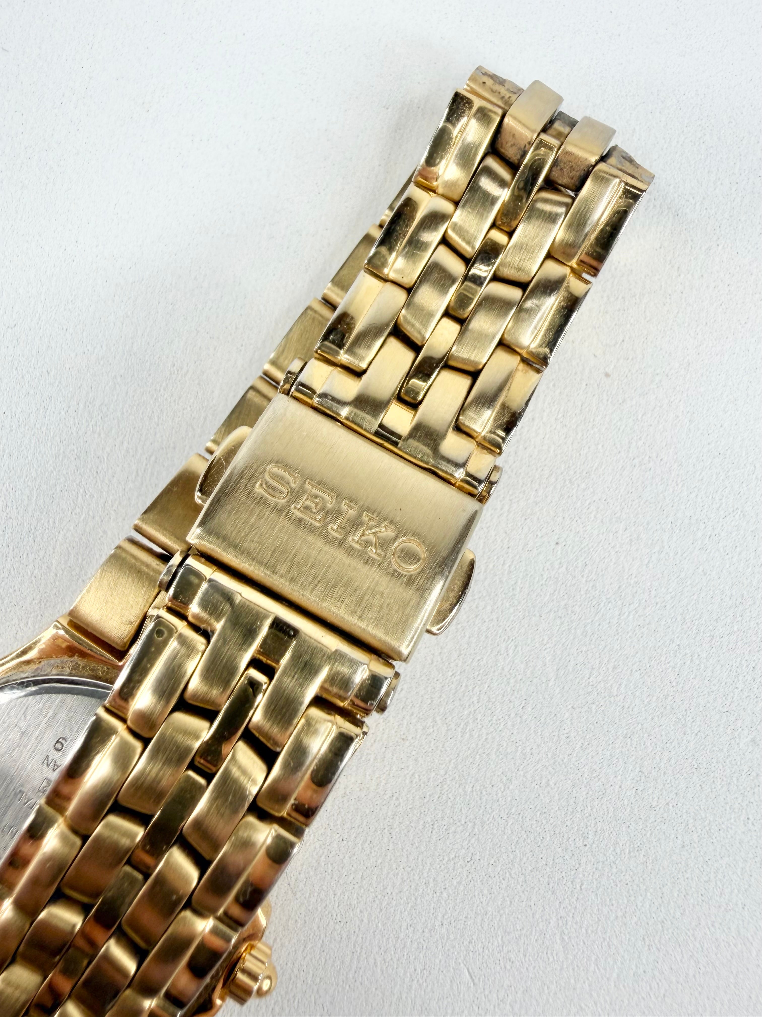 Vintage Seiko 7N00 Gold Tone Quartz Watch