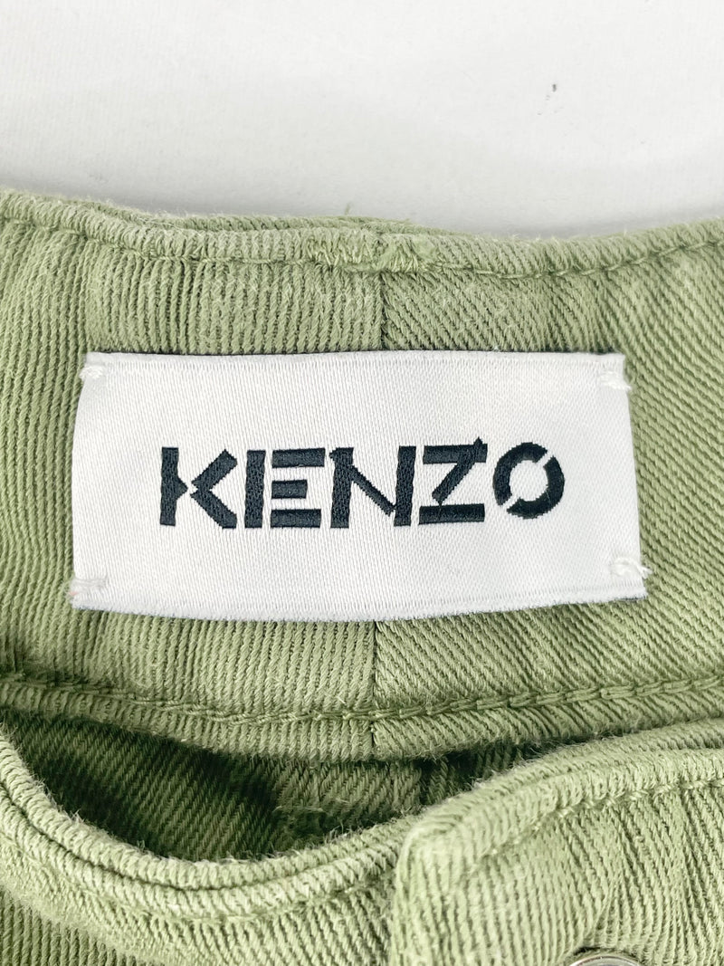 Kenzo Khaki Relaxed Fit Deck Shorts - AU12/14