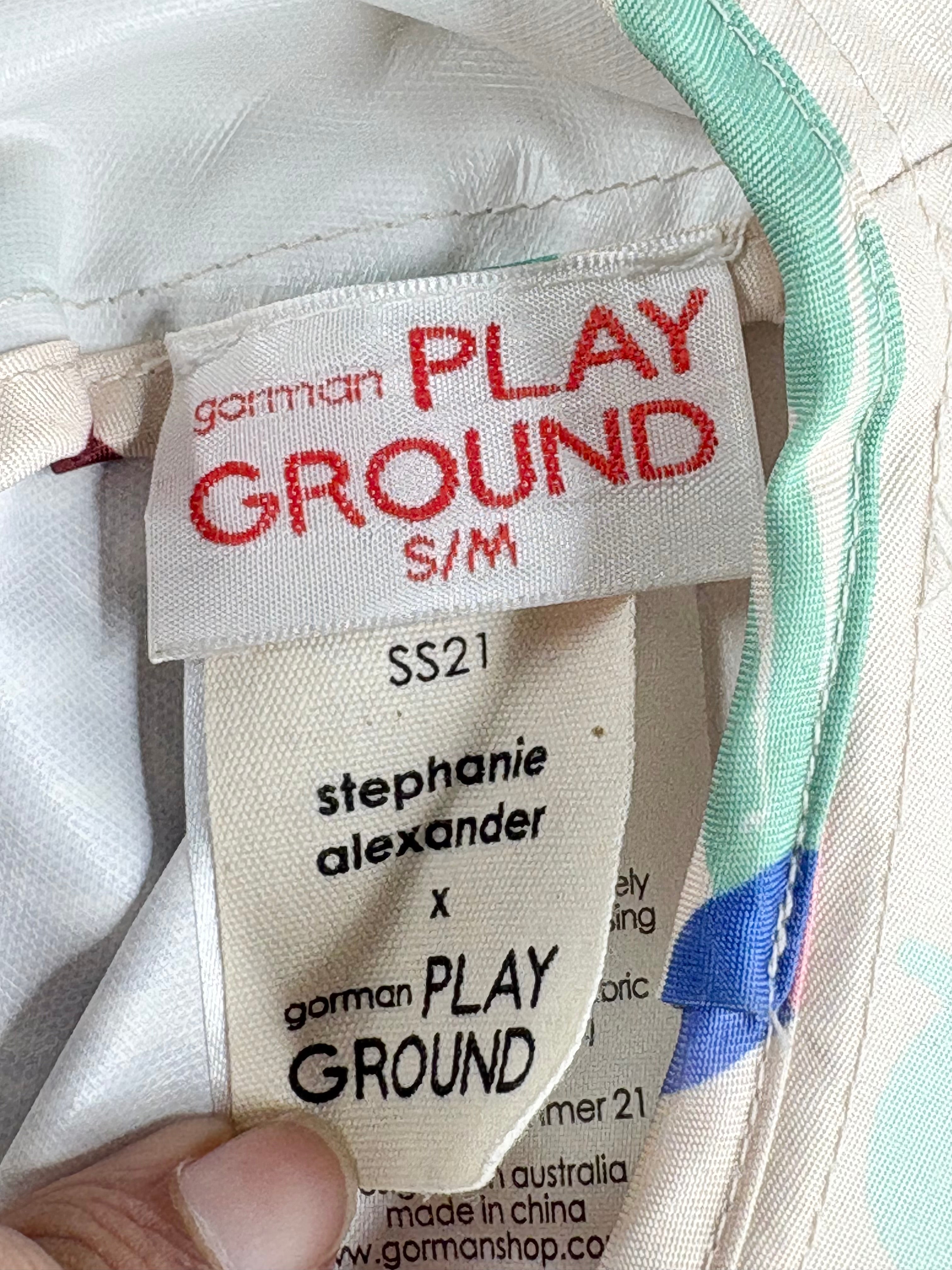 Gorman Playground x Stephanie Alexander Grow/Harvest/Share Motif Floppy Hat