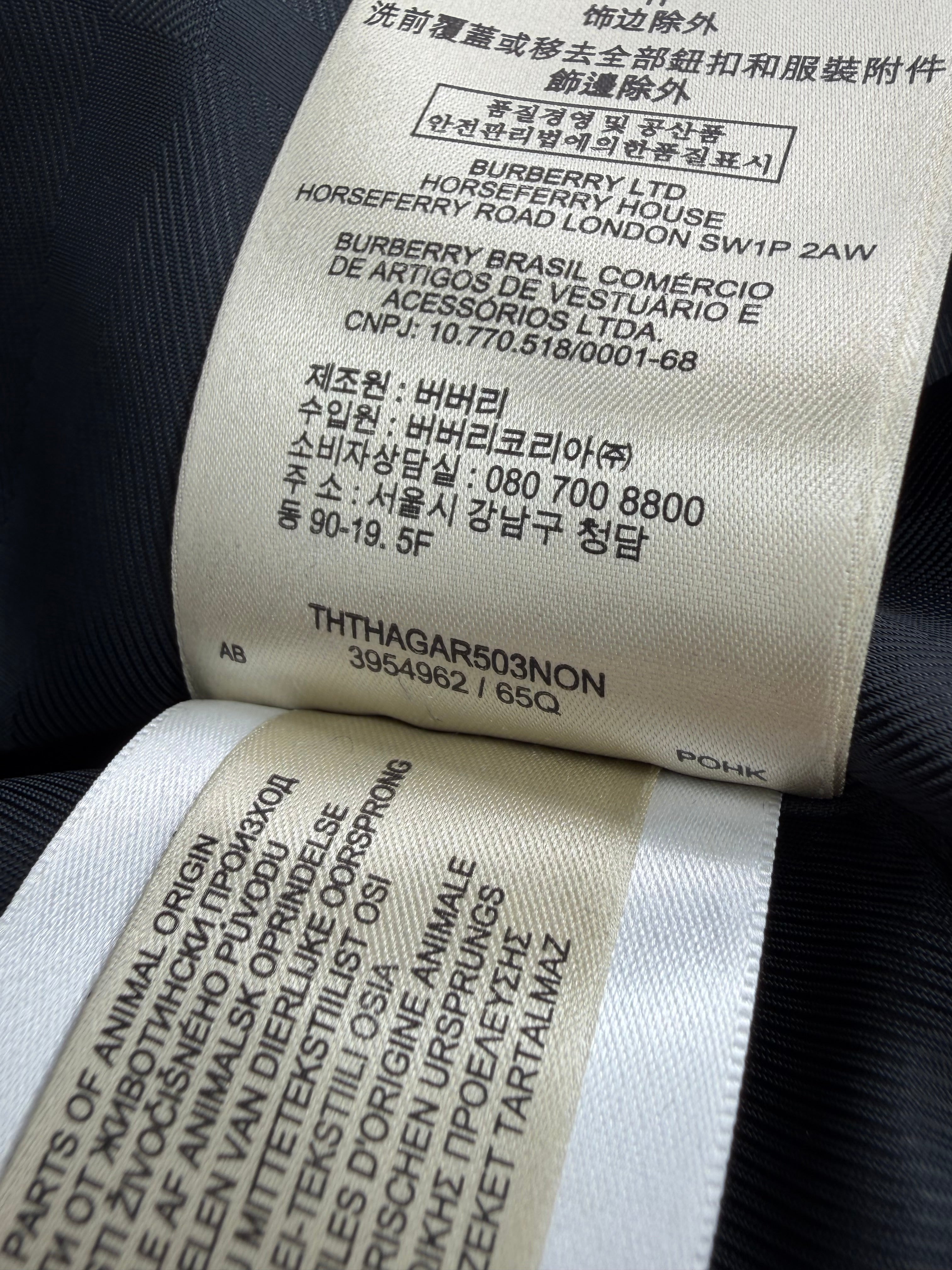 Burberry London Black Utility Jacket - M