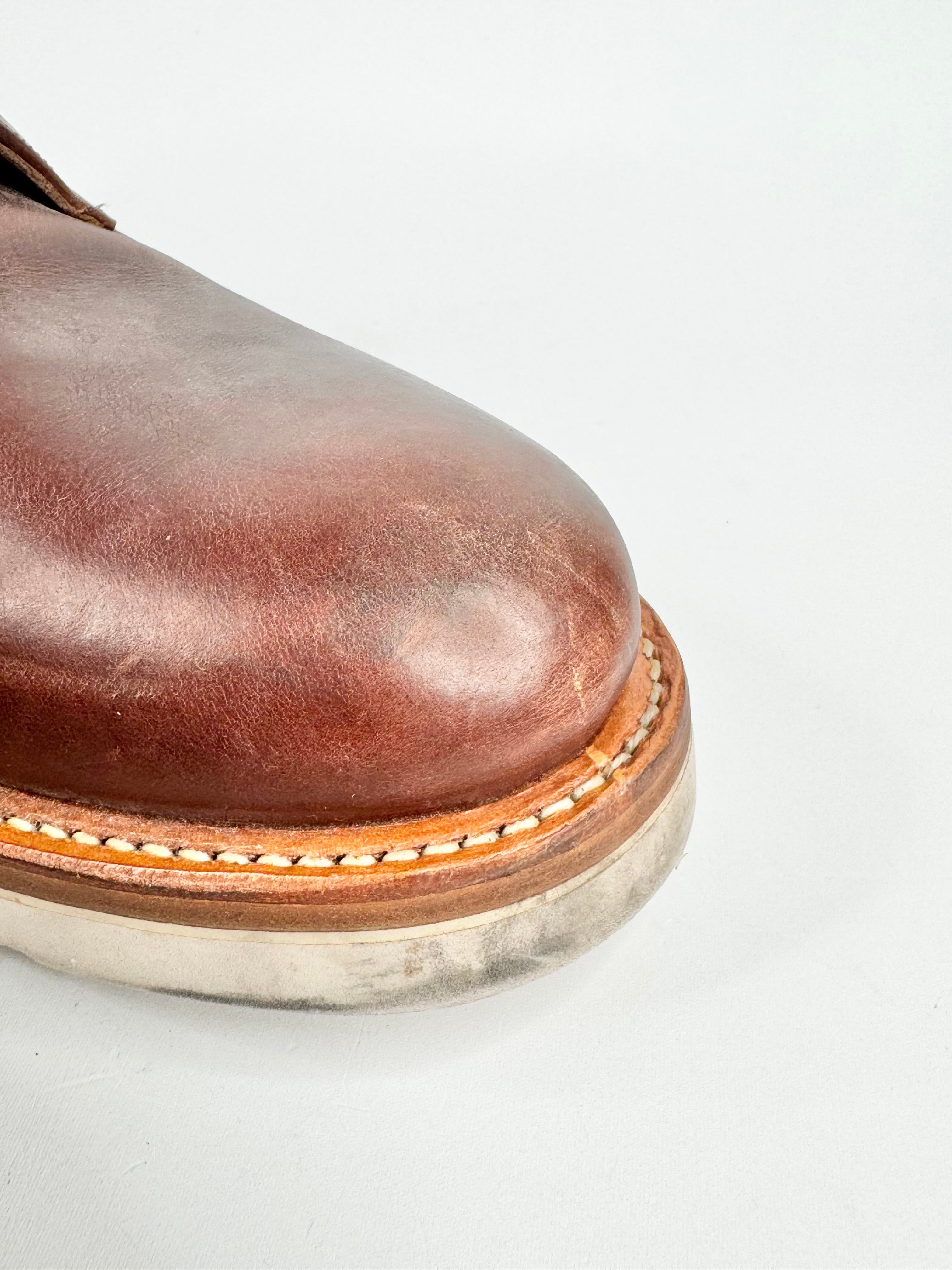Viberg Deep Tan Handmade Lace Ups - EU45