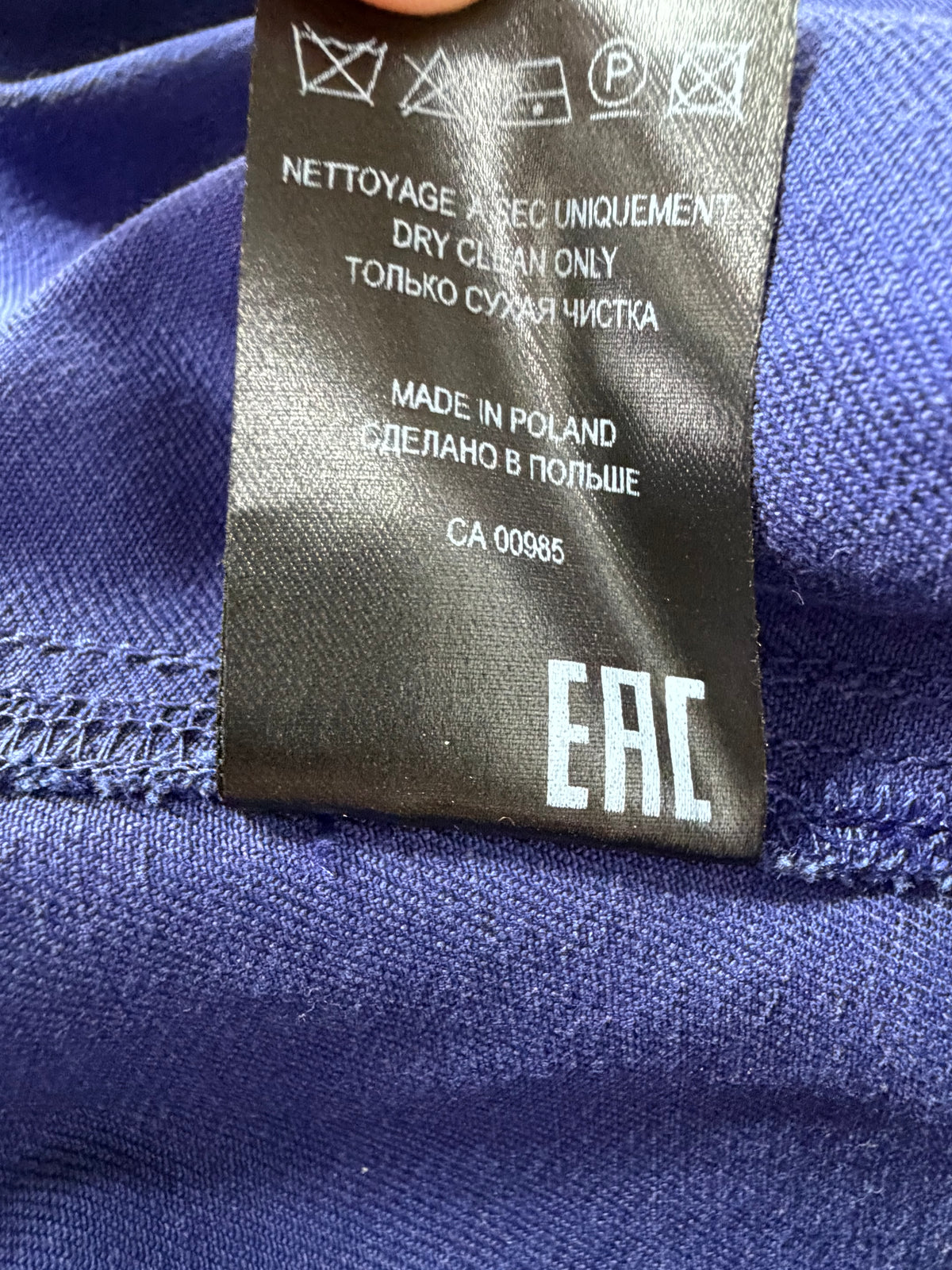 Isabel Marant Electric Blue 'Dipazo' Ruffled Cotton-Twill Jacket - AU8