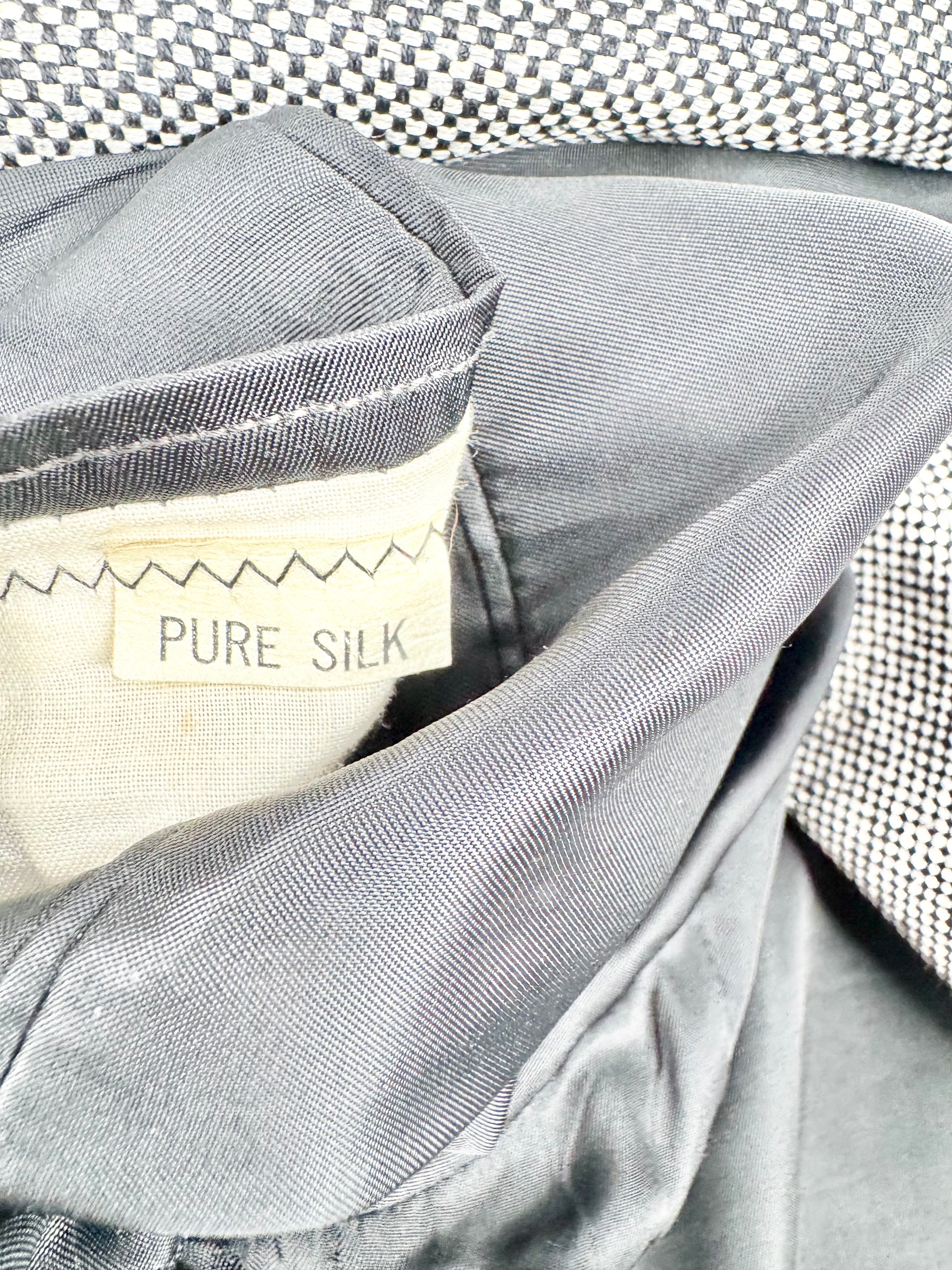 Pierre Cardin Silk Tweed Blazer - L