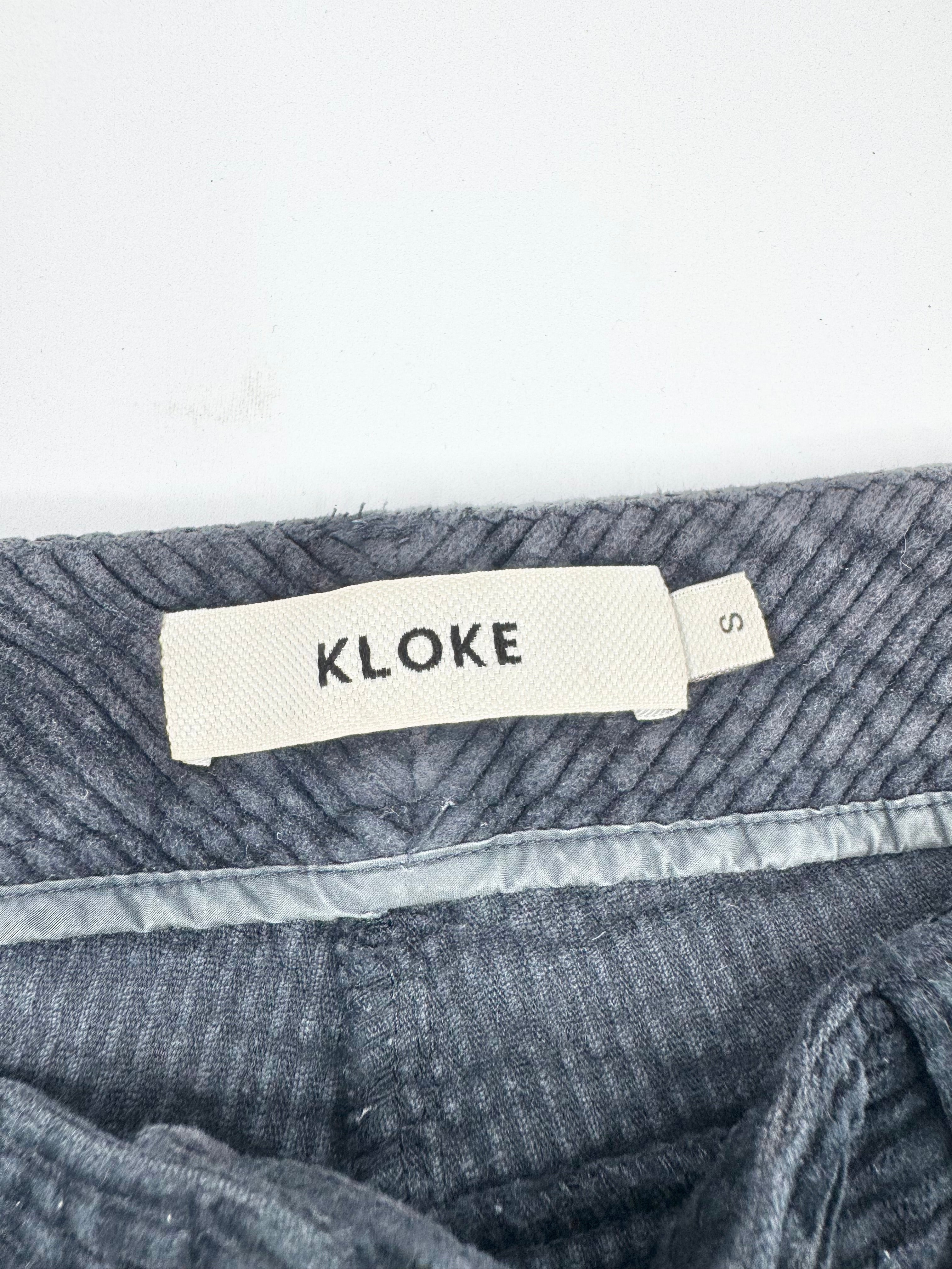 Kloke Navy Blue Corduroy Slacks - AU8