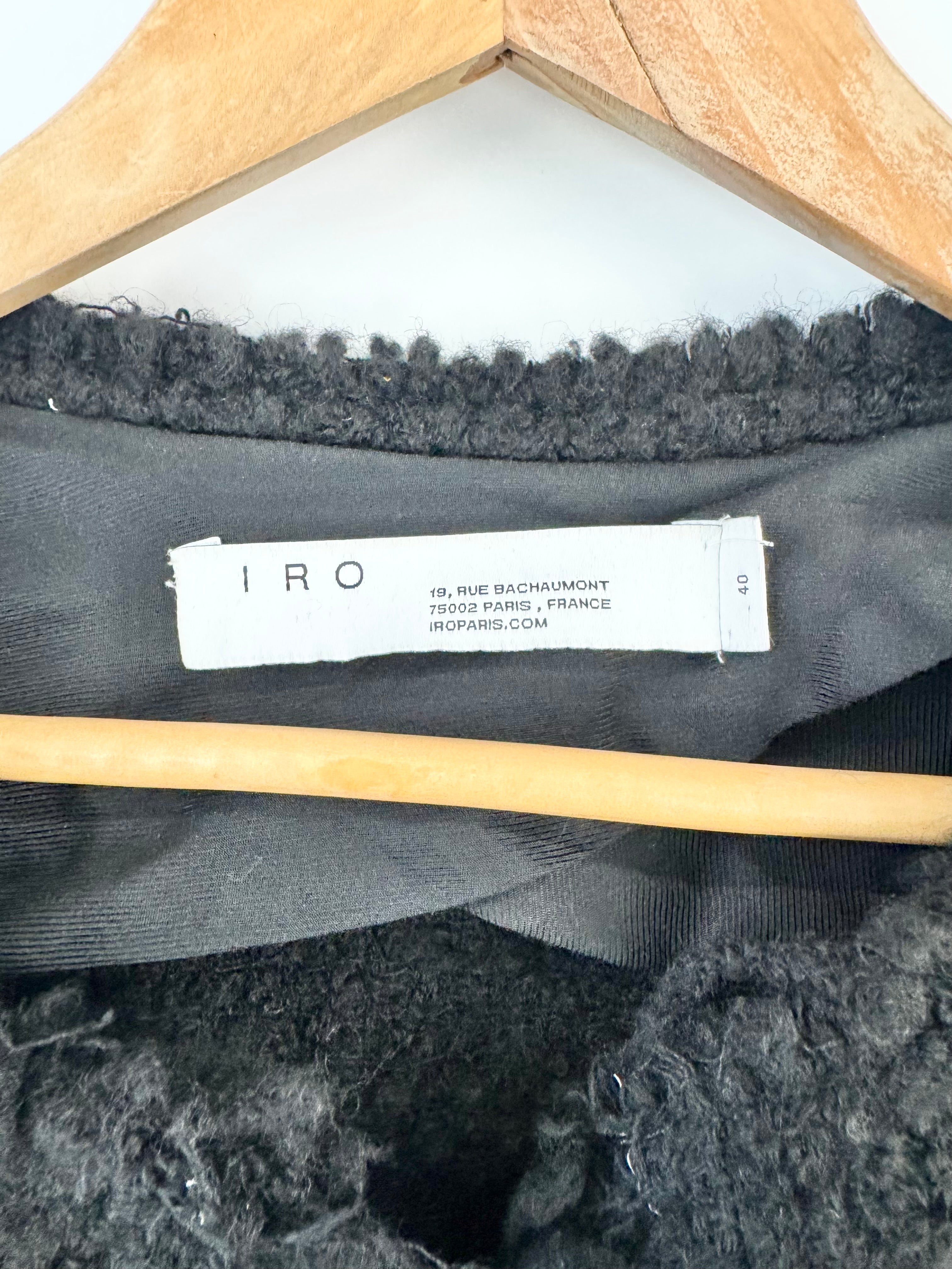 IRO 'Strut' Boucle Black Jacket - AU12