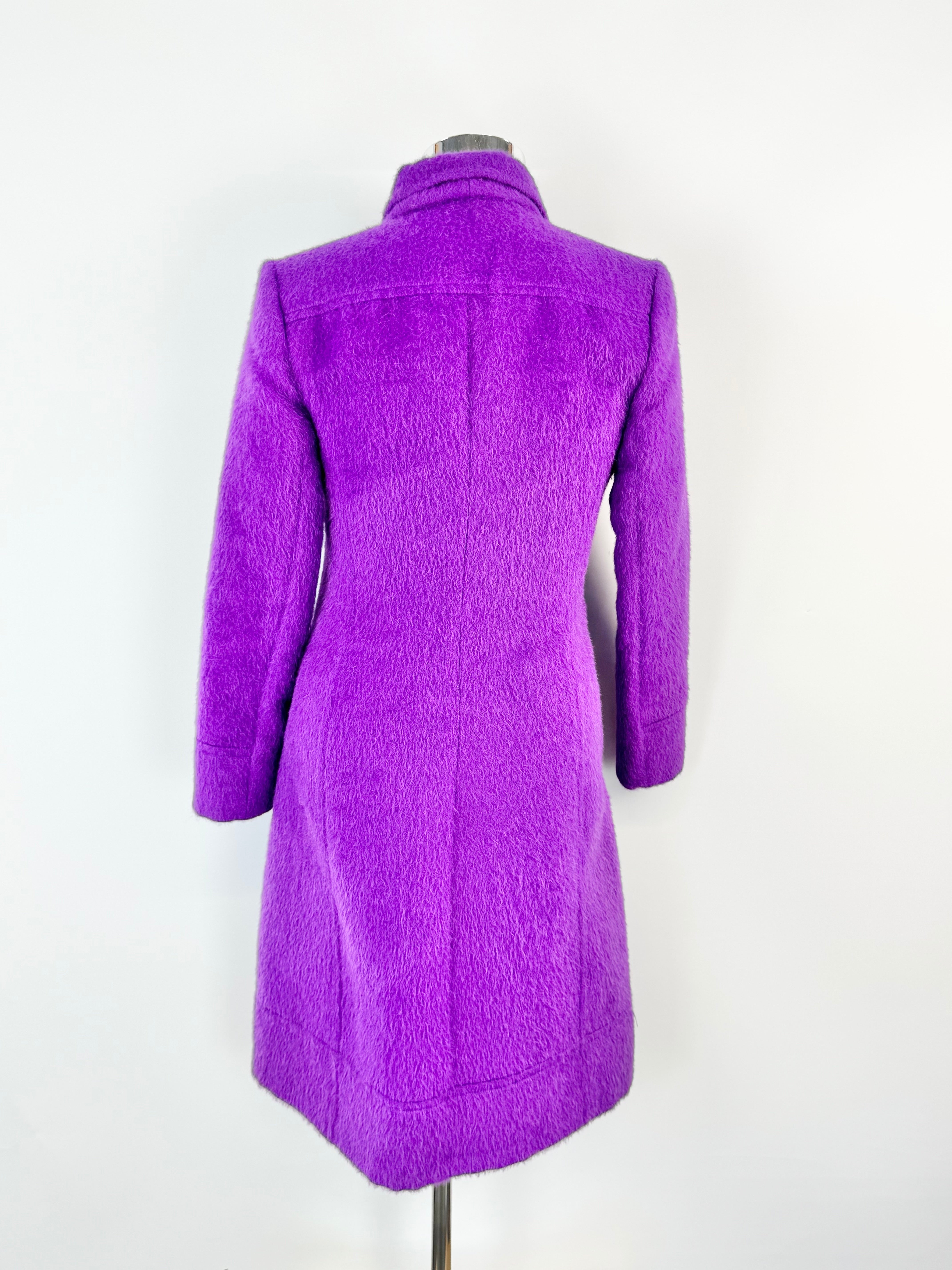 Ink Violet Wool Coat - AU12