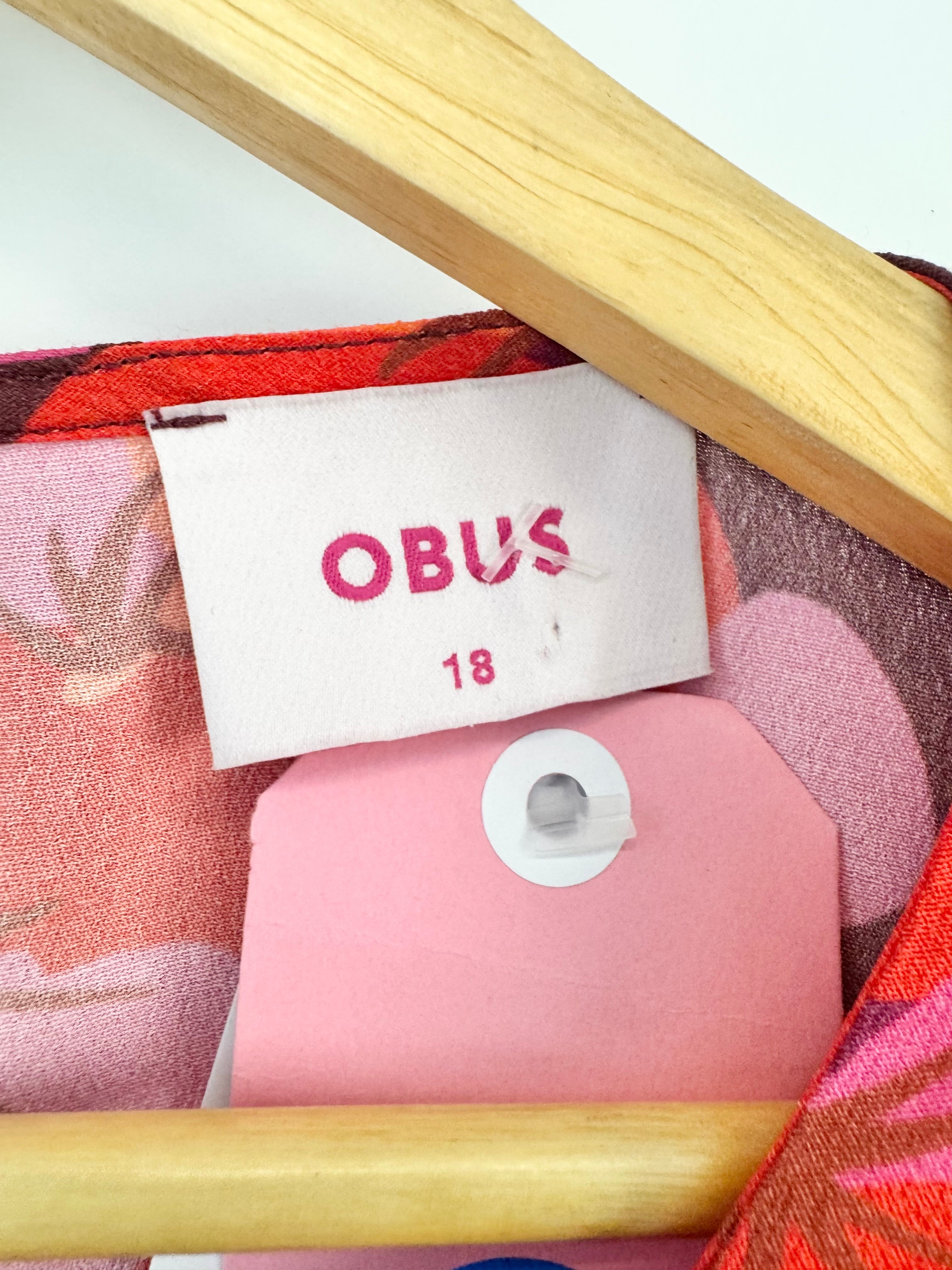 OBUS FLORAL LONG SLEEVE TOP - AU18