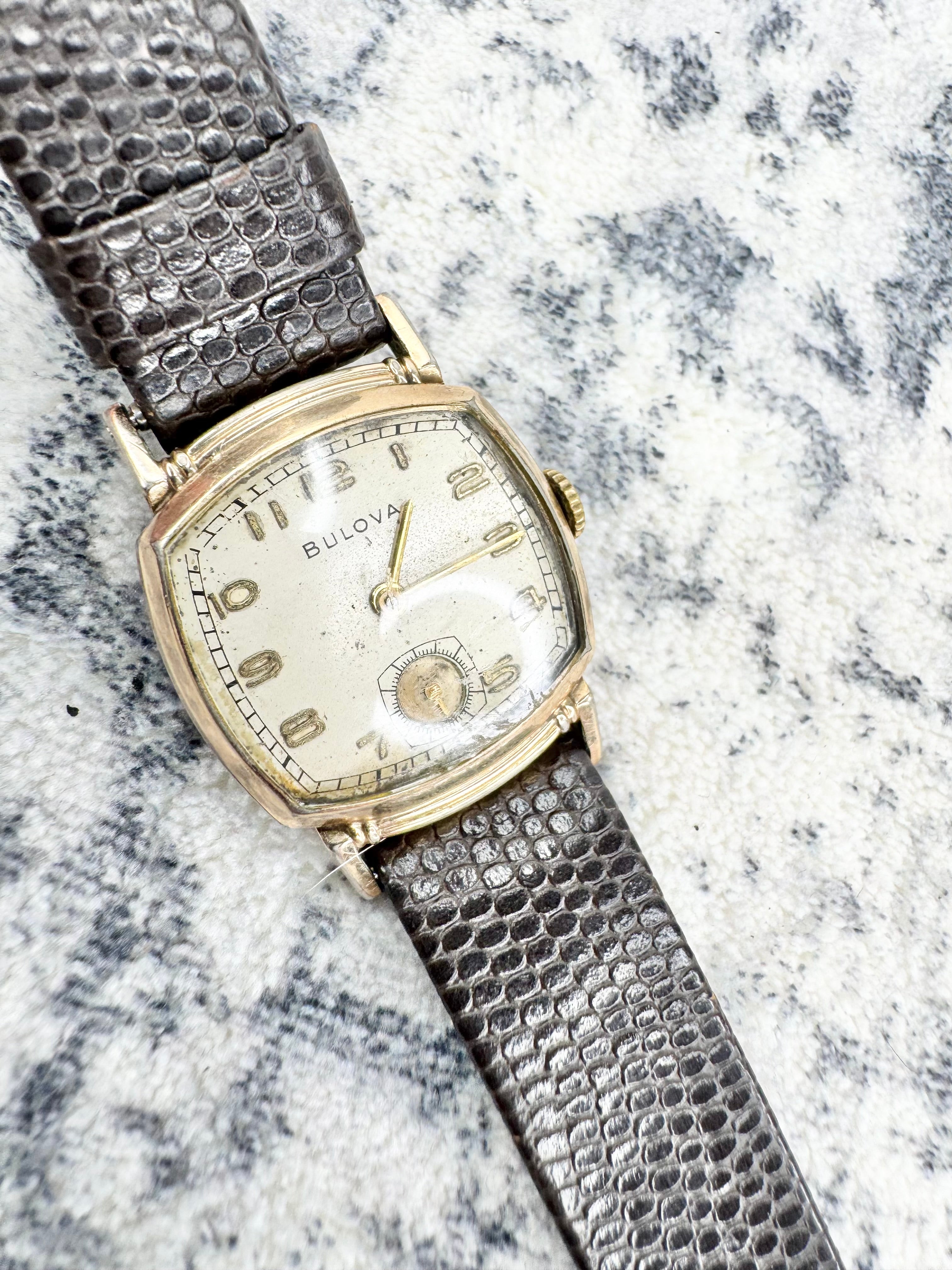 Vintage Bulova Gold Plated Watch