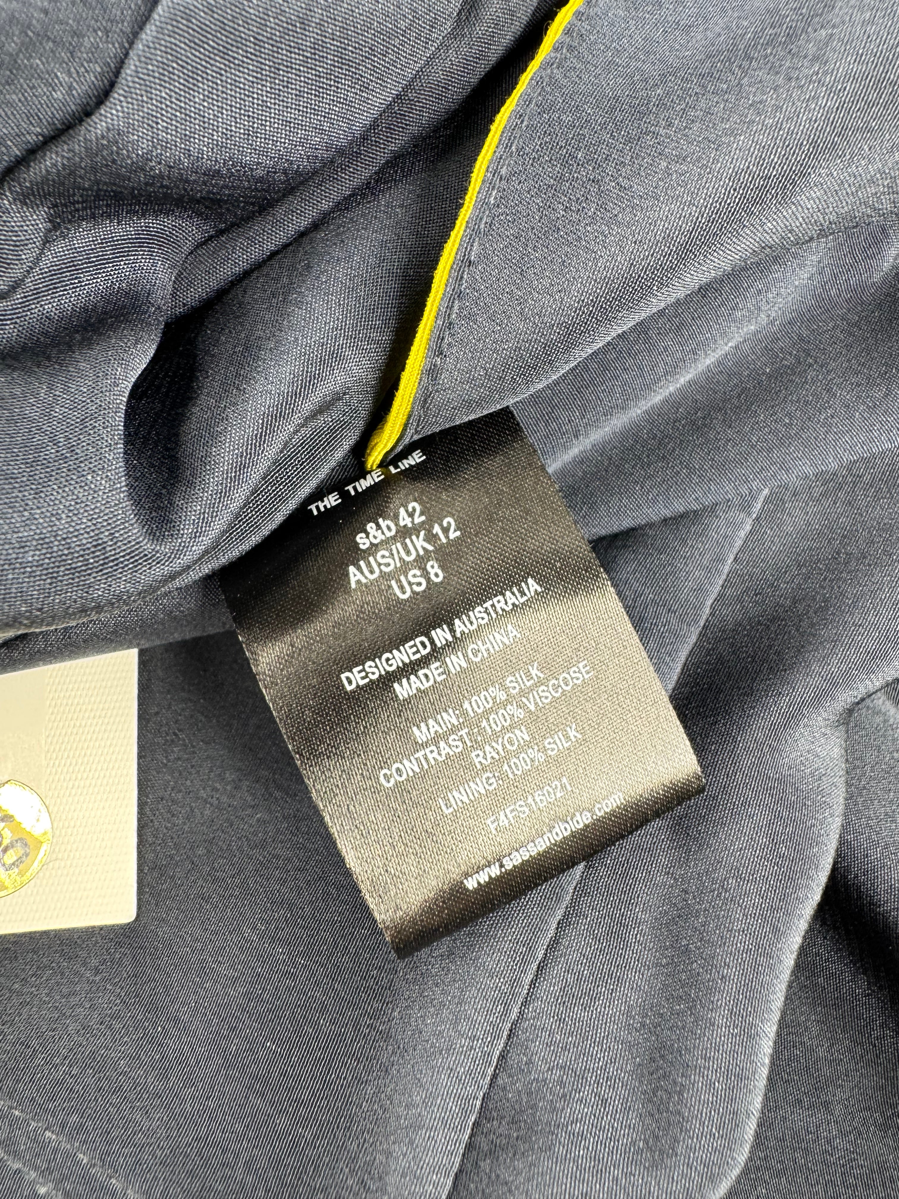 Sass & Bide 'The Silver Lining' Colourblock Mini Skirt NWT - AU12