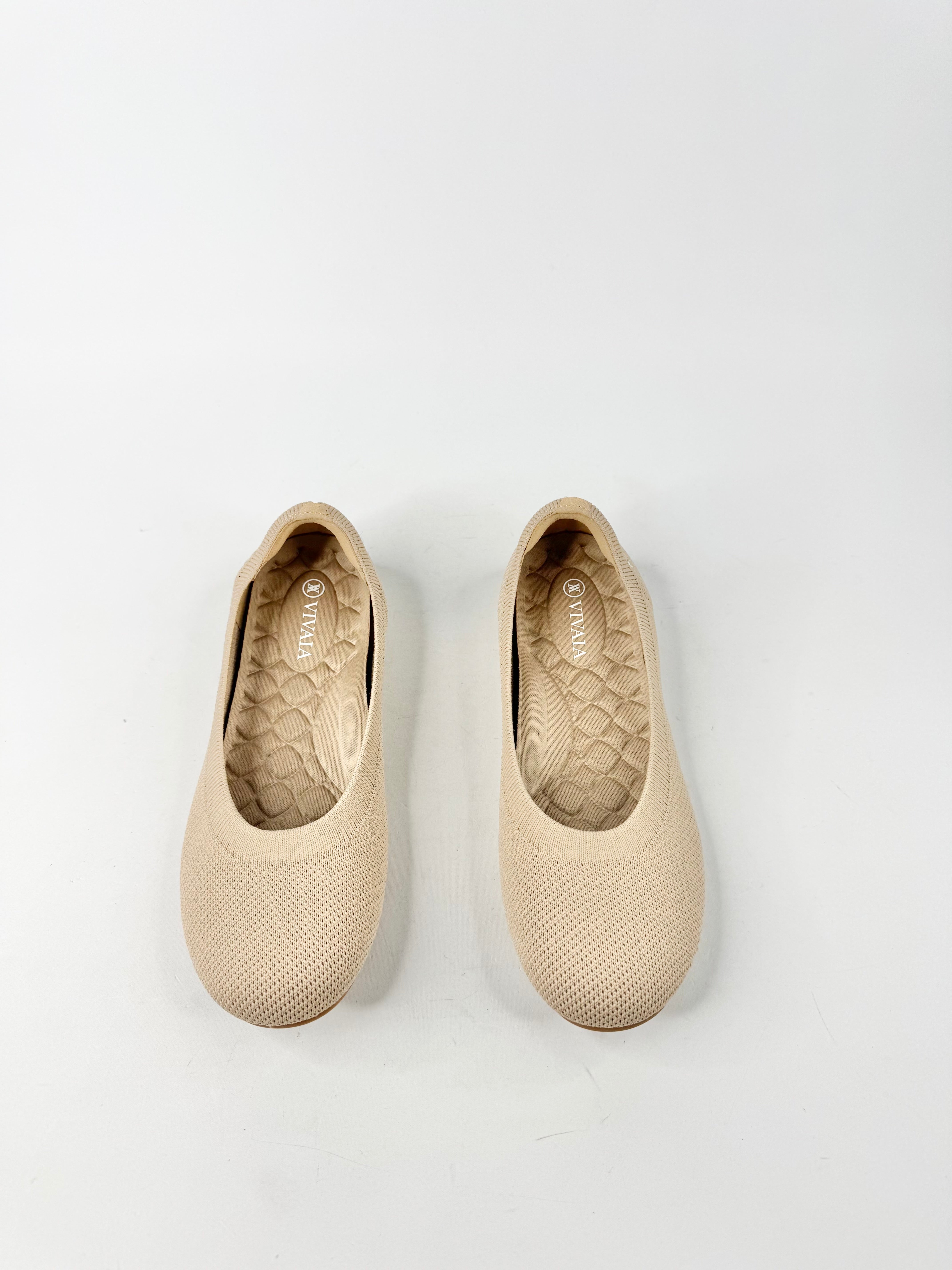 Vivaia 'Tamia 2.0' Almond Ballet Flats - EU37.5