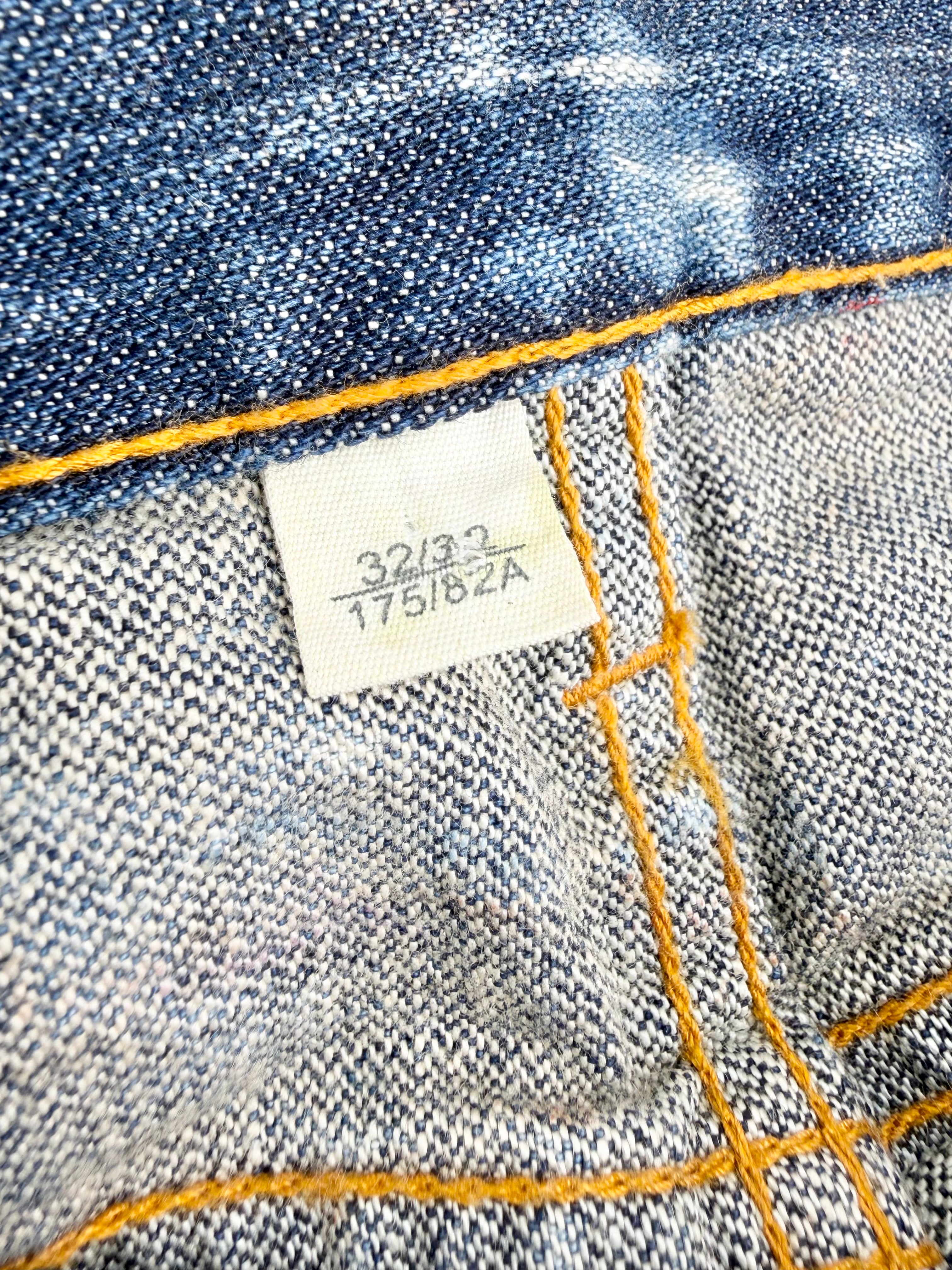 Ralph Lauren Spray Paint Pattern Denim Jeans - 32