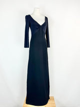 Bazaar by Christian Lacroix Black Maxi Dress - AU10