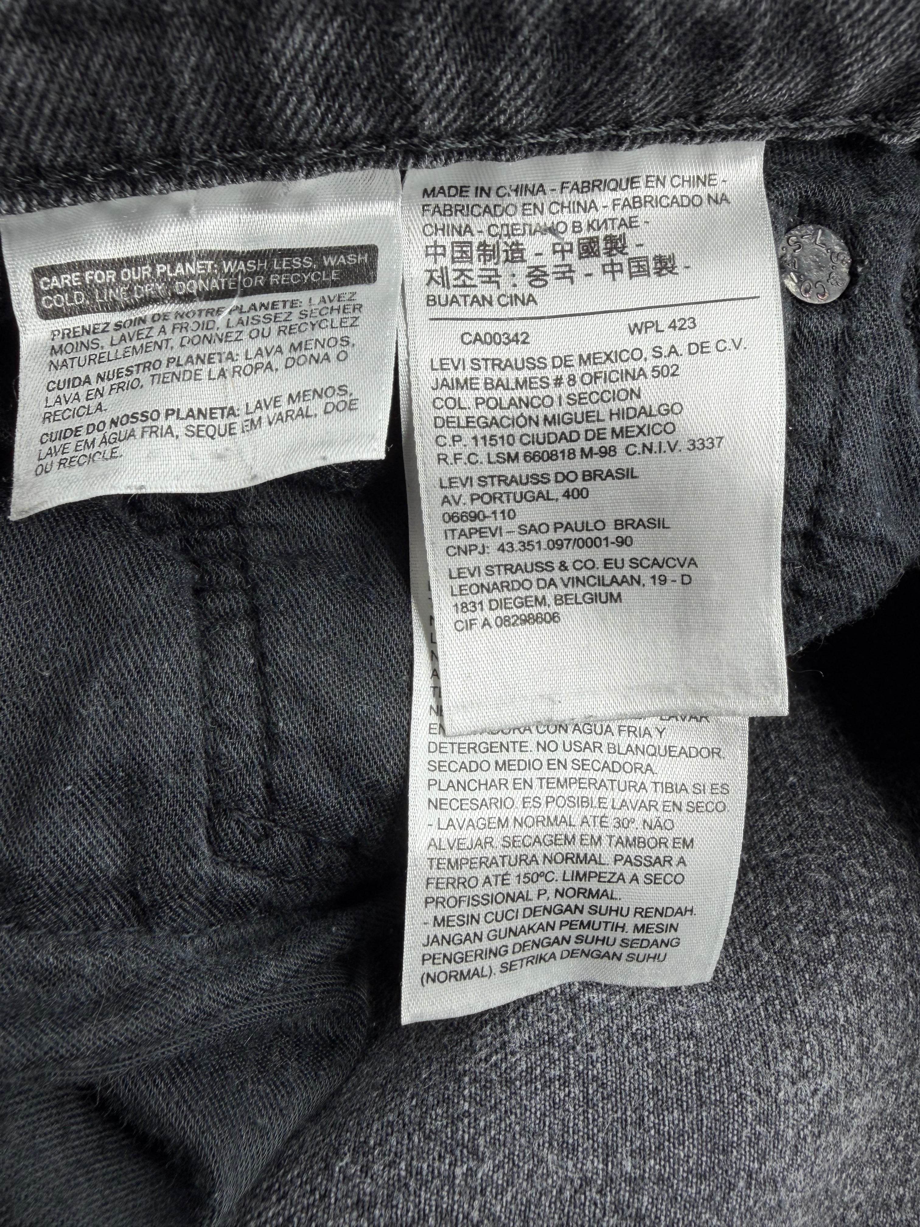 Levi's 502 Grey Wash Jeans - AU14