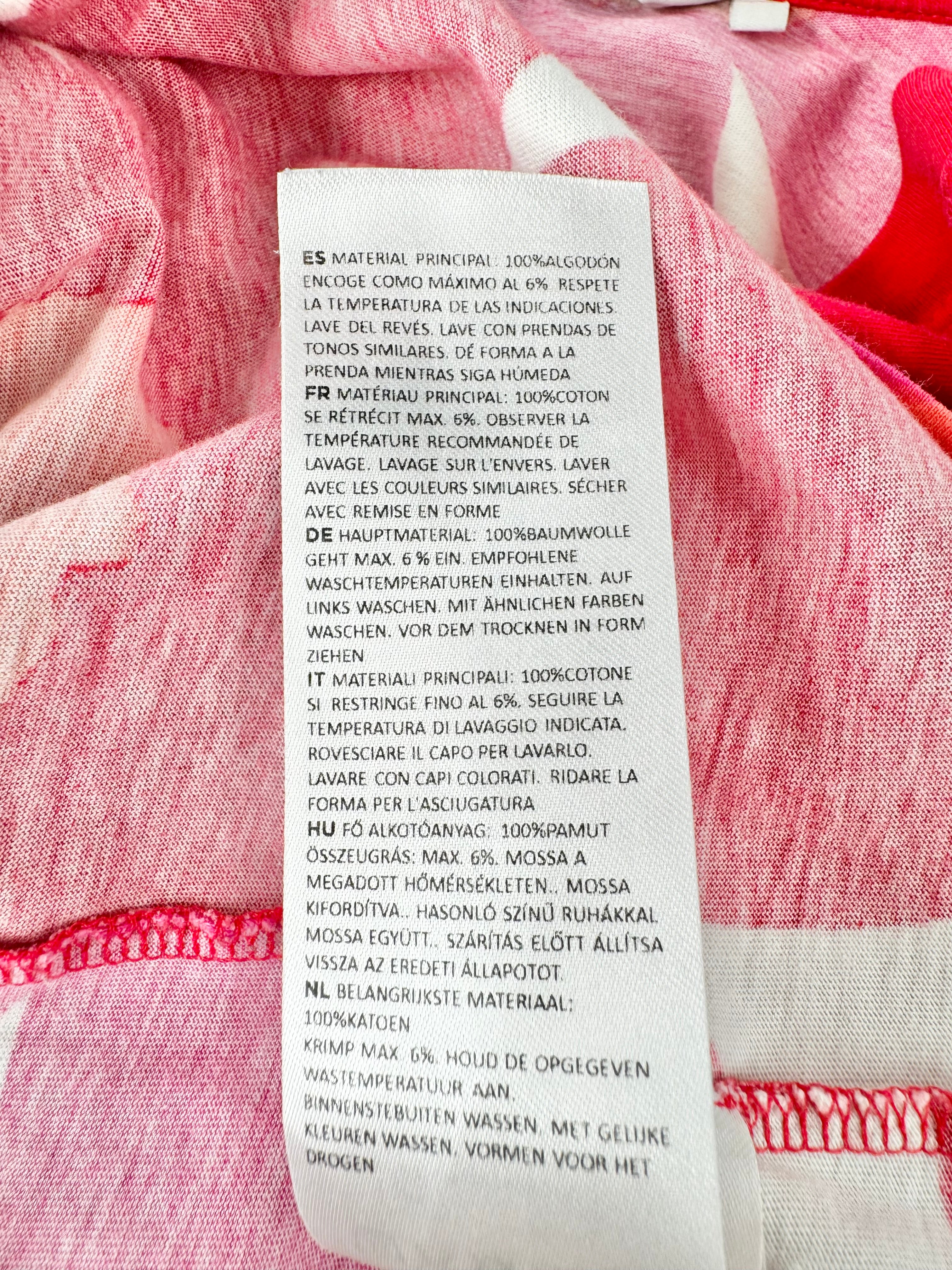 Marimekko Unikko Poppy Pattern T-Shirt - AU8/10