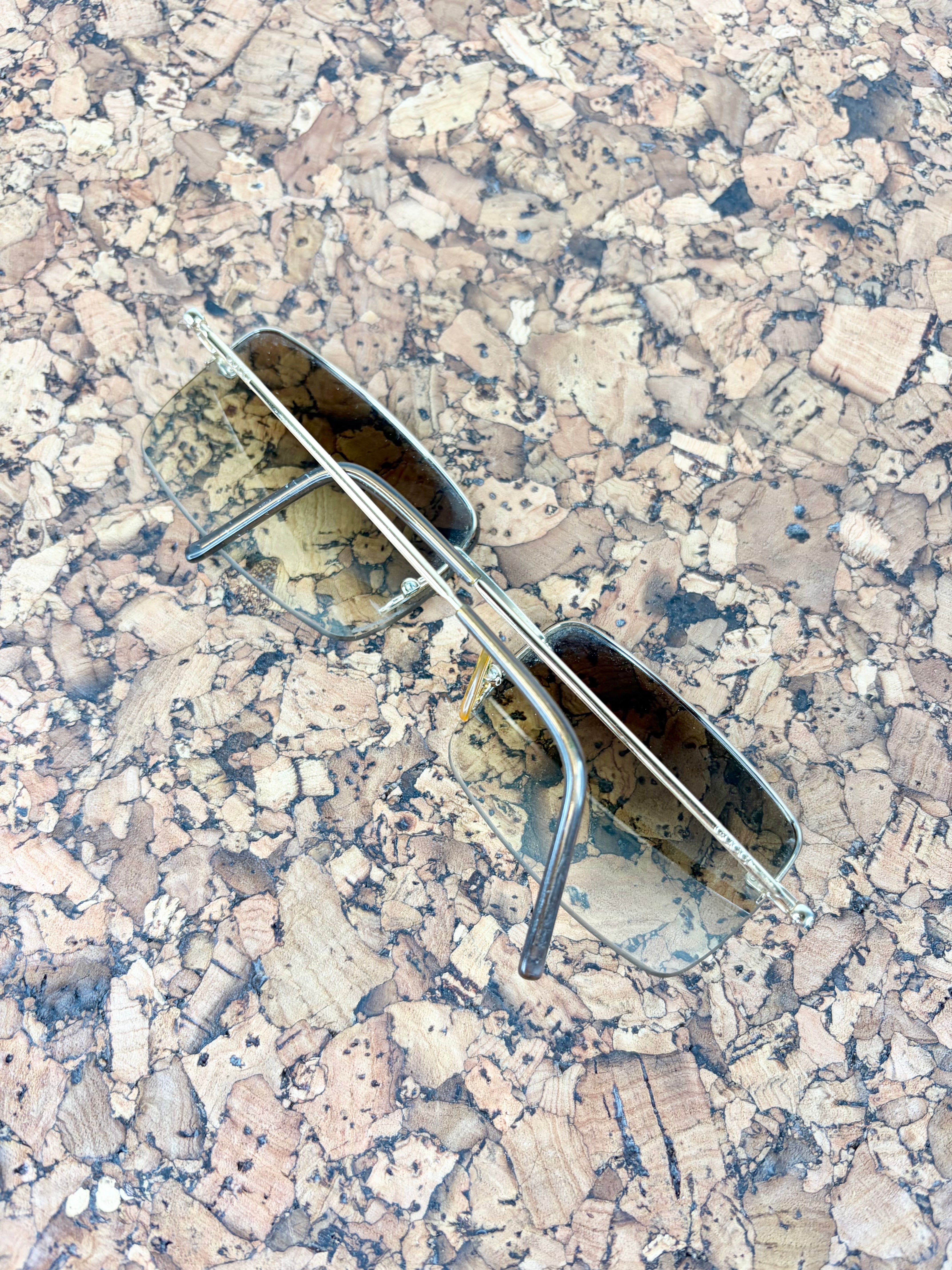 Gucci GG1653/S Gold Rimless Sunglasses