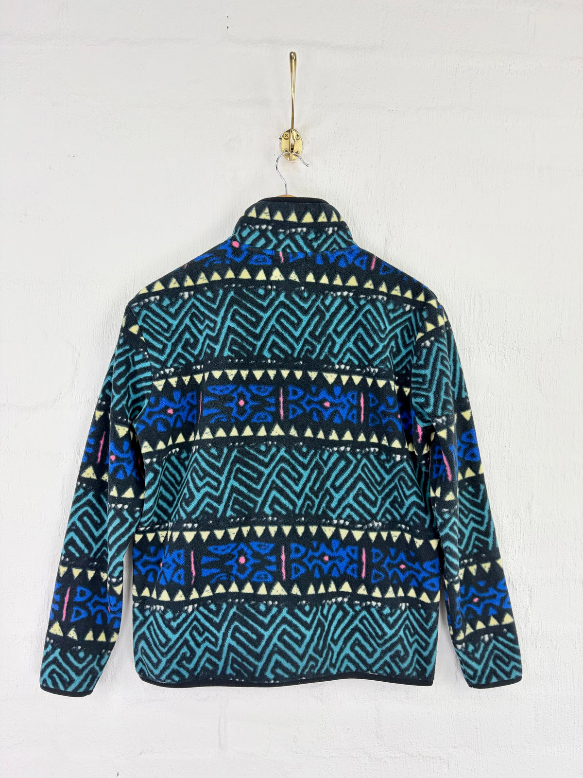 Quicksilver Geometric Print Zip Through Fleece - XS
