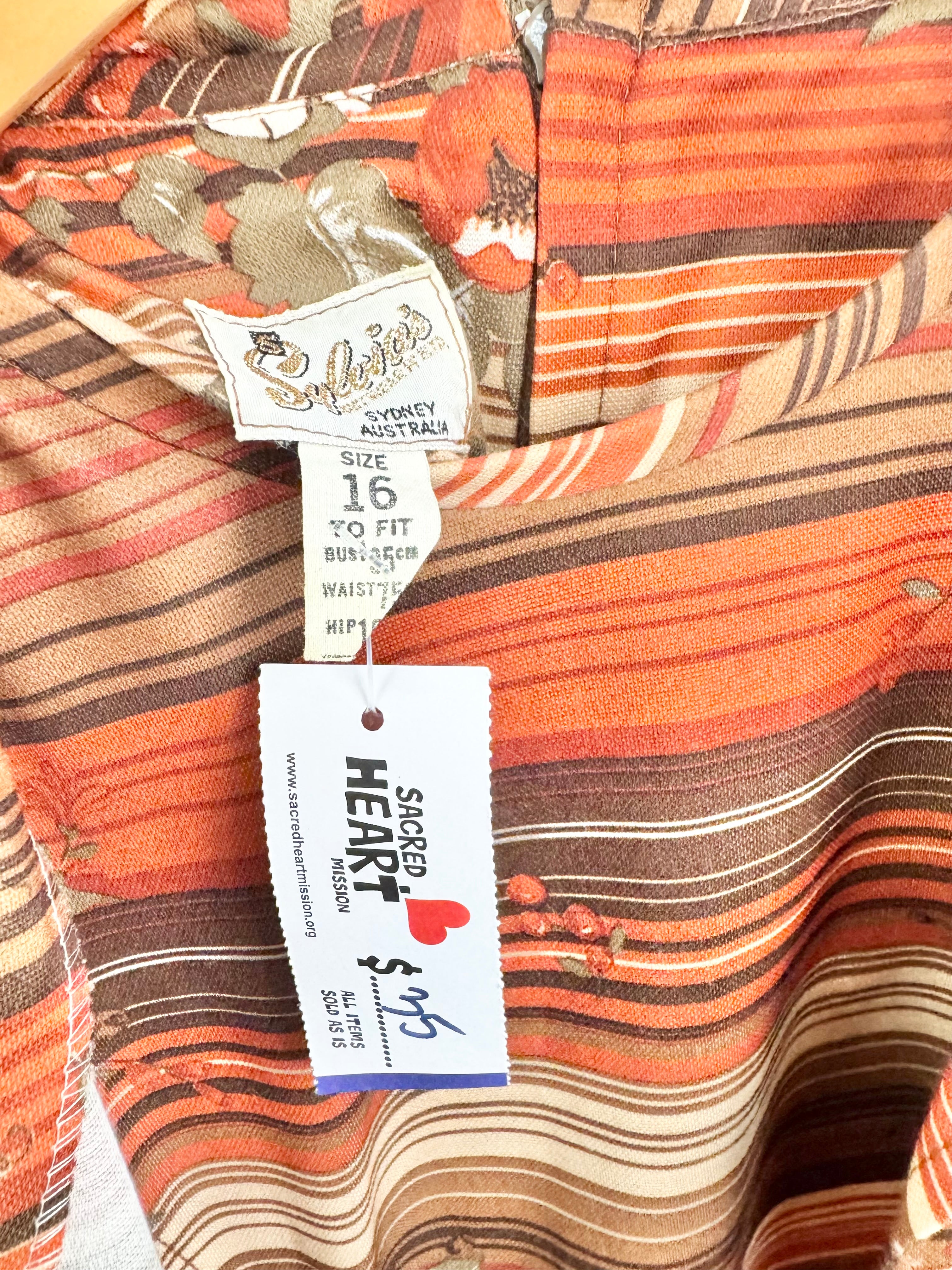 Vintage Autumn Shaded Floral 3 Piece Set - AU12