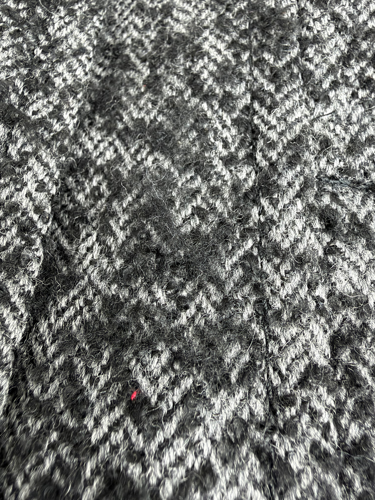 Vivienne Westwood Red Label Grey Herringbone Textile Double Breasted Coat - AU14/16