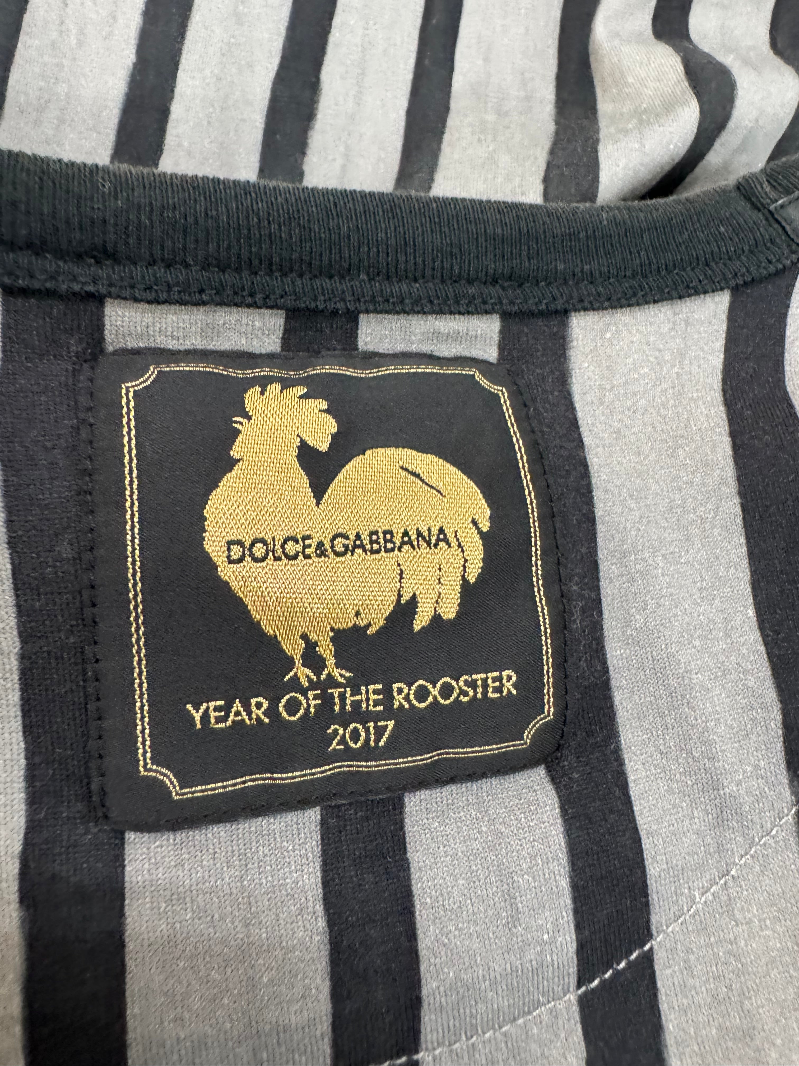 Dolce & Gabbana 2017 'Year of the Rooster' Graphic T-shirt - L