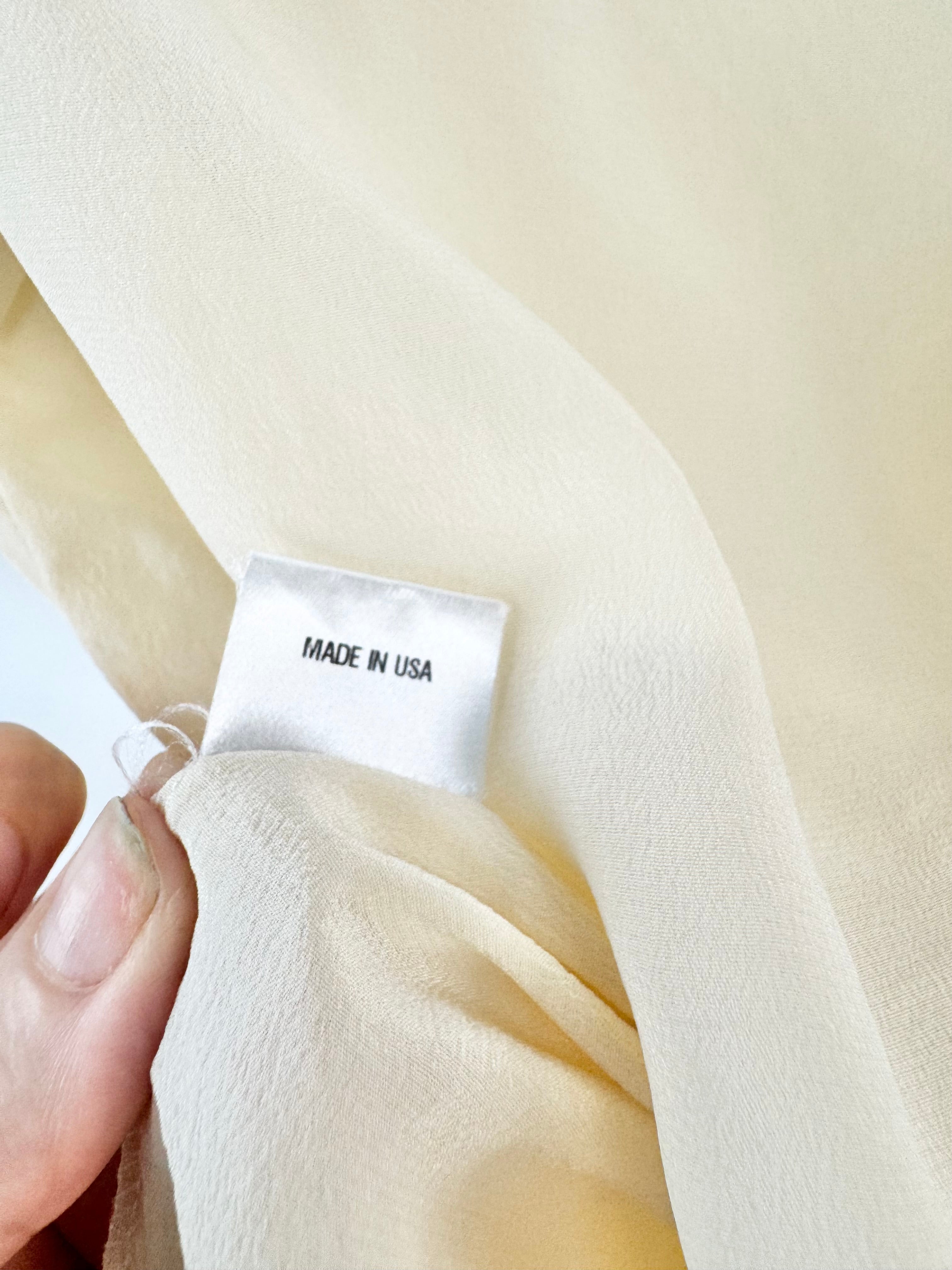 Cynthia Rowley Dúo Tone Silk Top - AU8/10