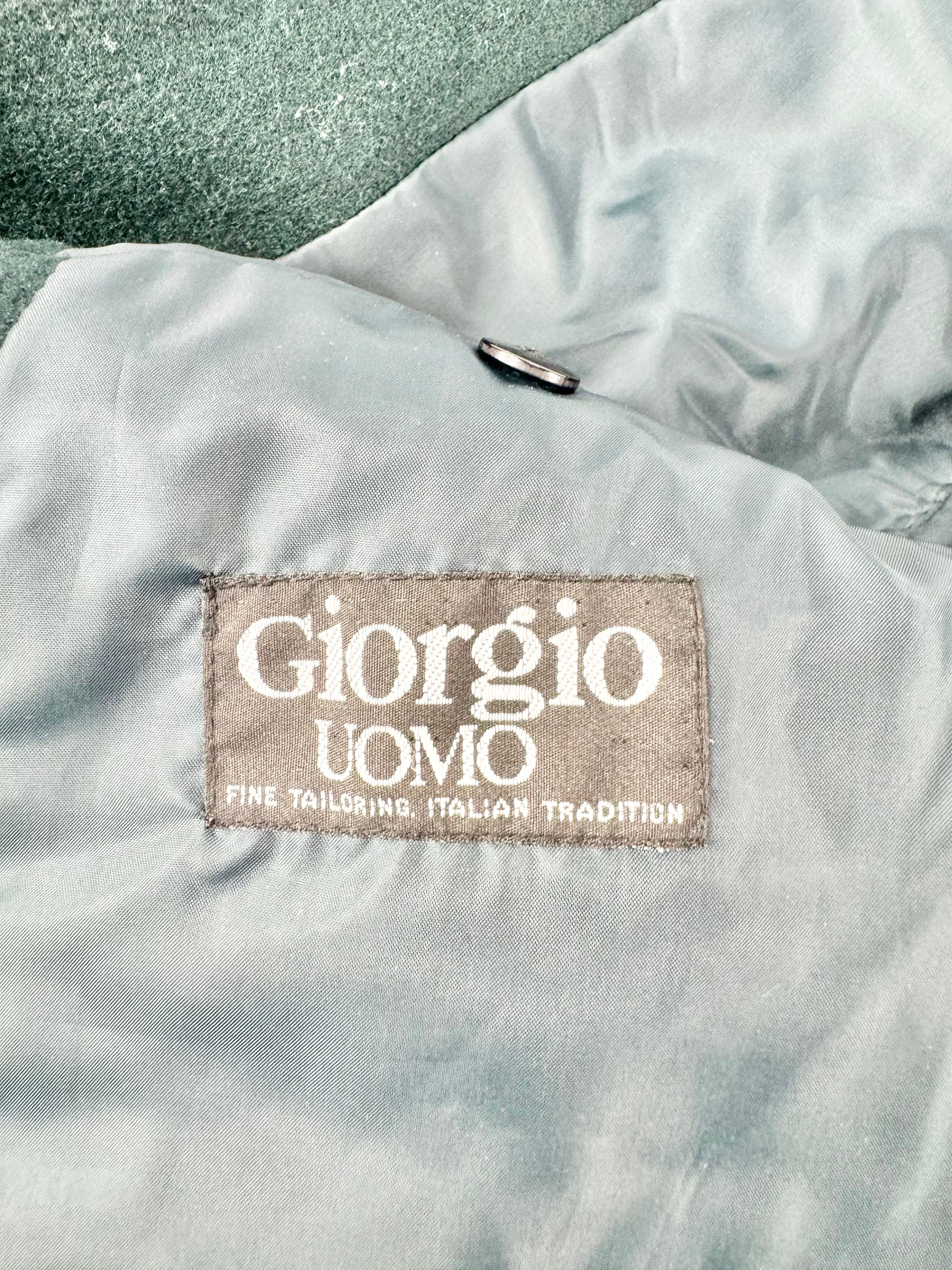 Vintage Giorgio Uomo Forest Green Wool Blazer - L