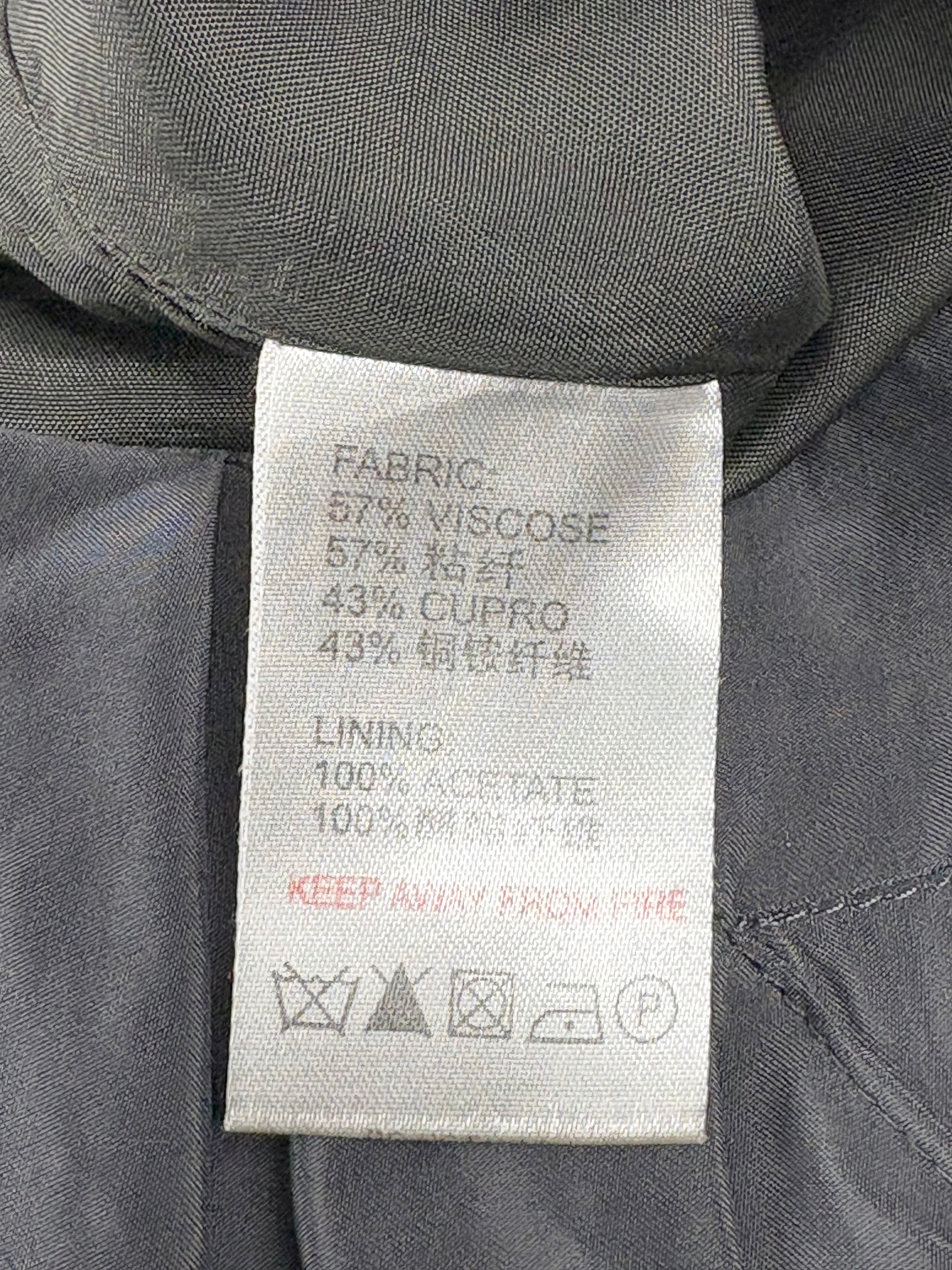 Reiss Grey Satin 'Bambi' Mini Skirt - AU6/8