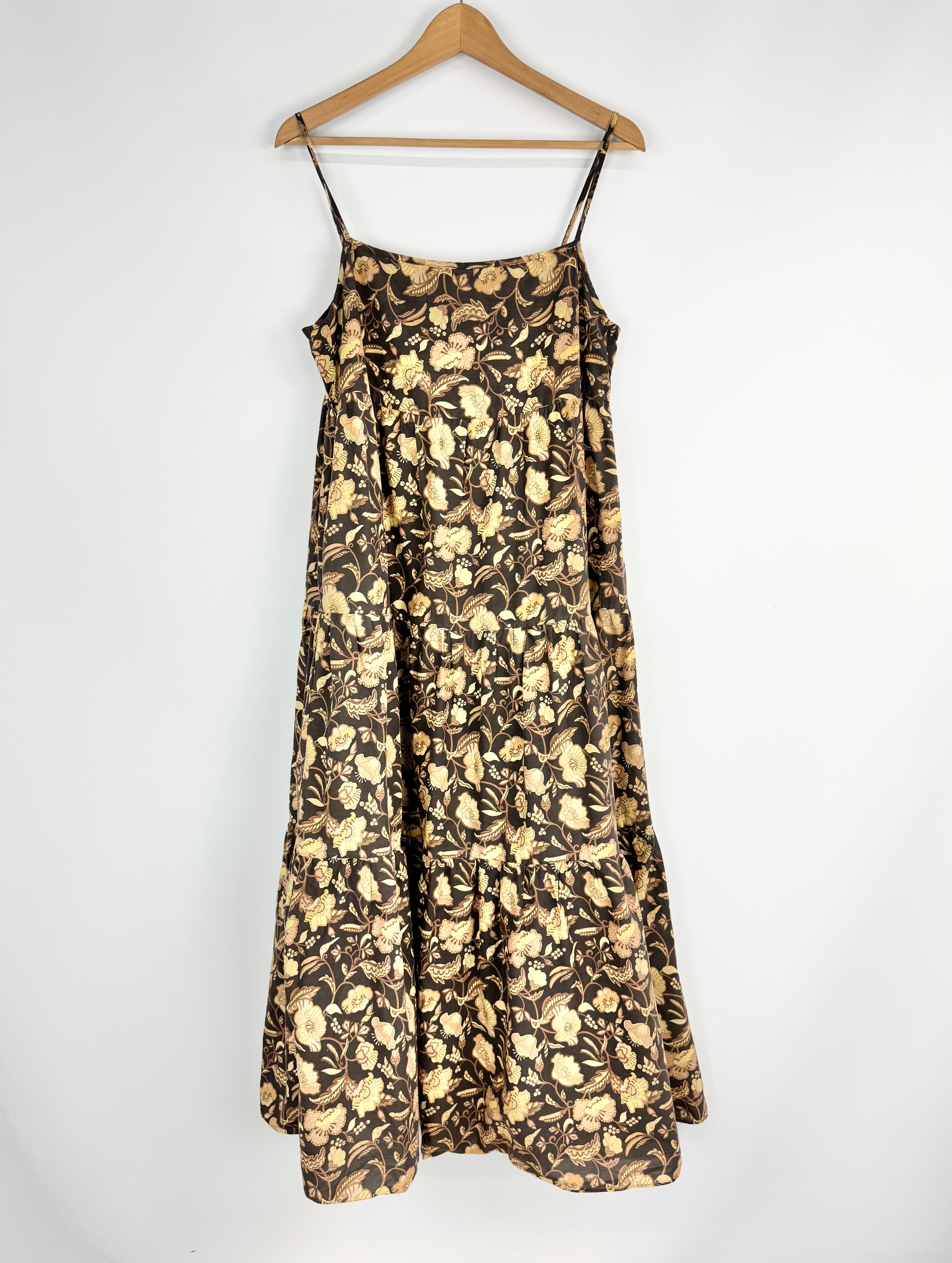 Matteau 'Ginger Hibiscus Tiered Sundress - AU8/10