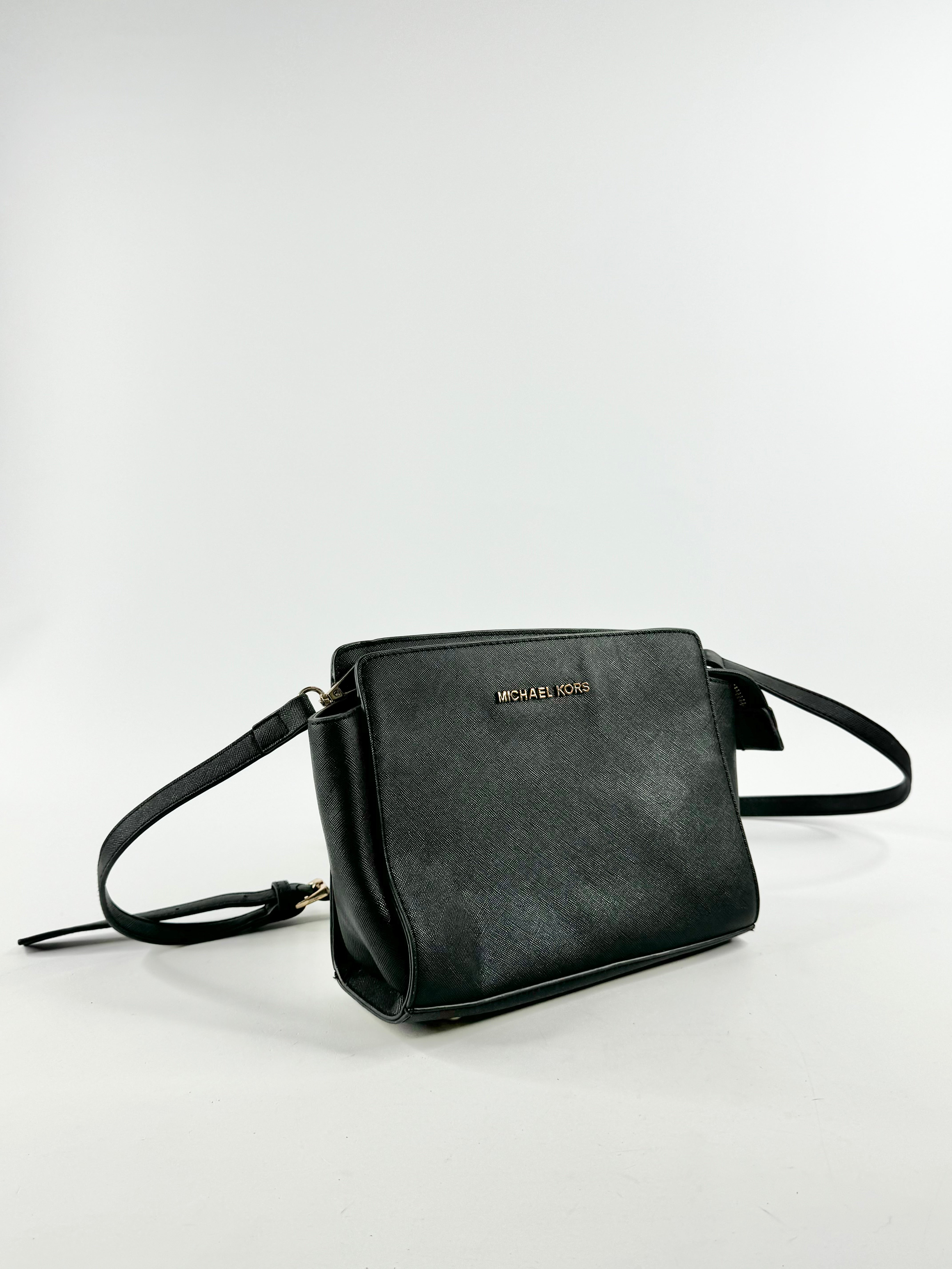 Michael Kors Black Mini Cross Body Bag