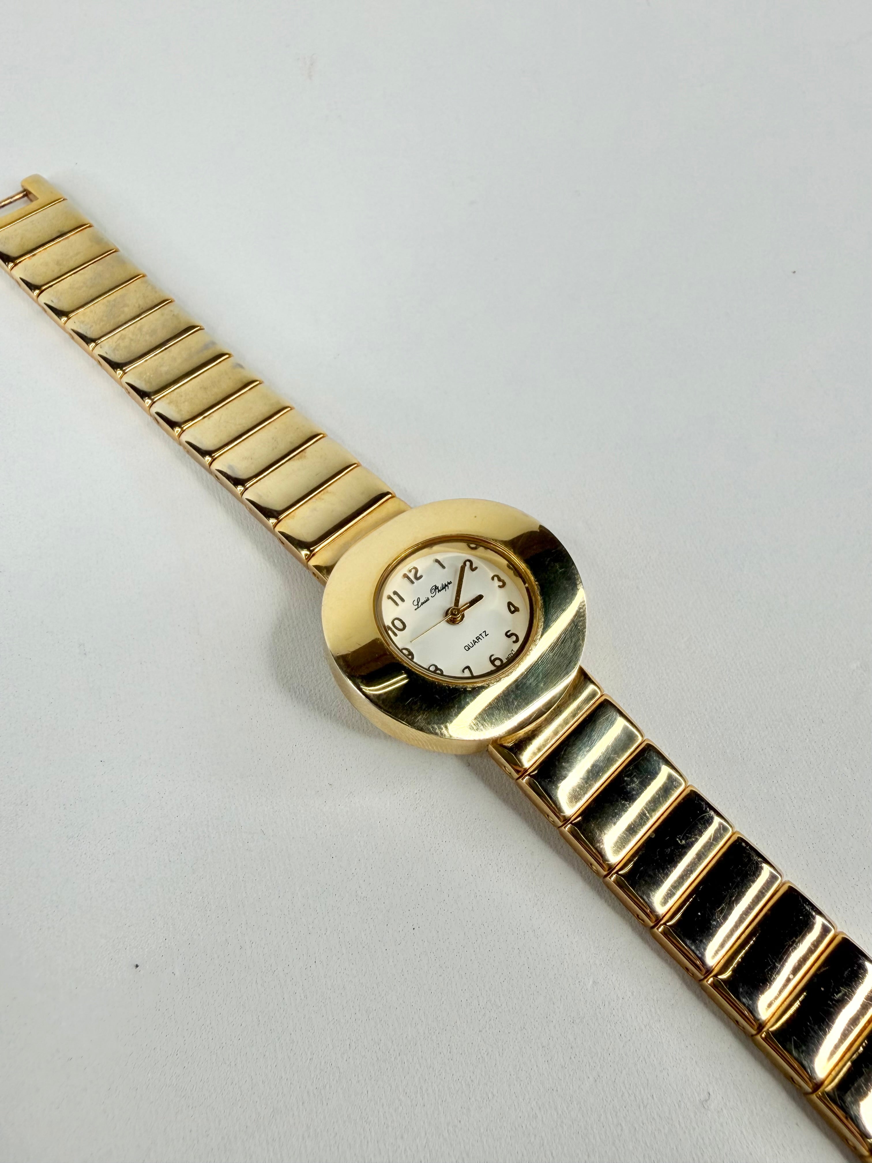Louia Philippe Gold Toned Swiss Made Watch
