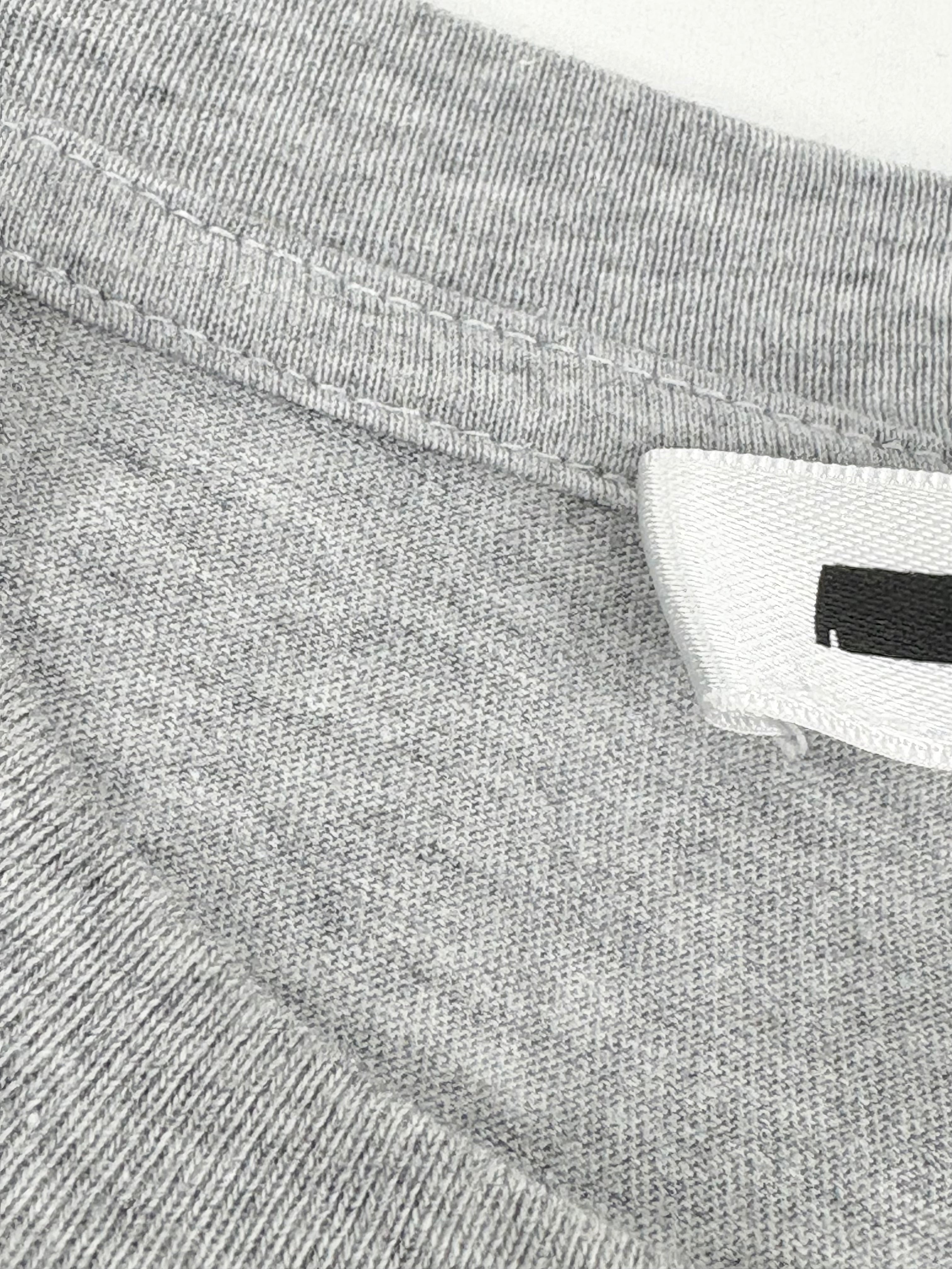 McQ Alexander McQueen Cloud Grey Melange Eyelet Tank Dress - AU10