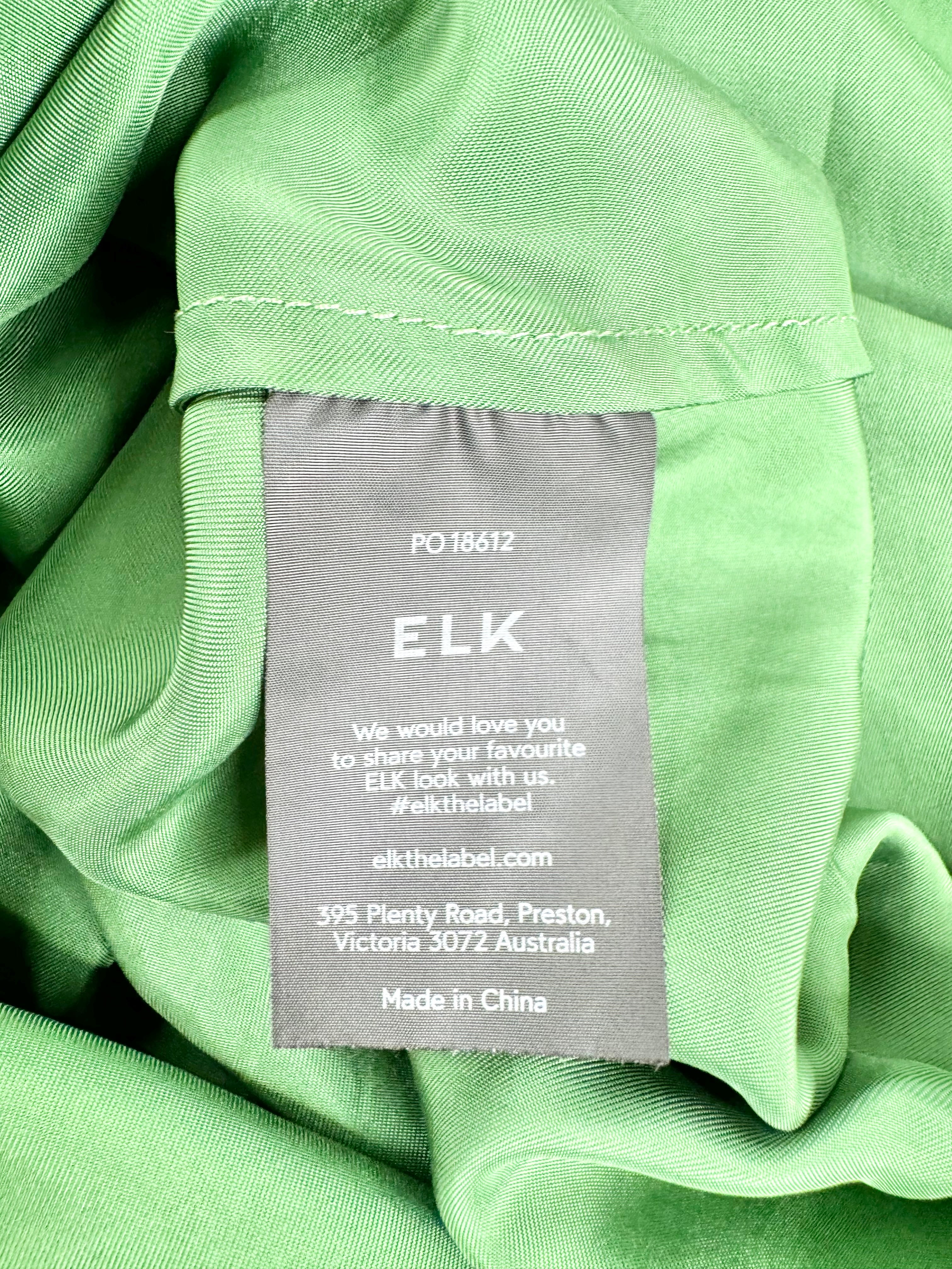 Elk Forest Green 'Dovre' Dress NWT - AU4/6
