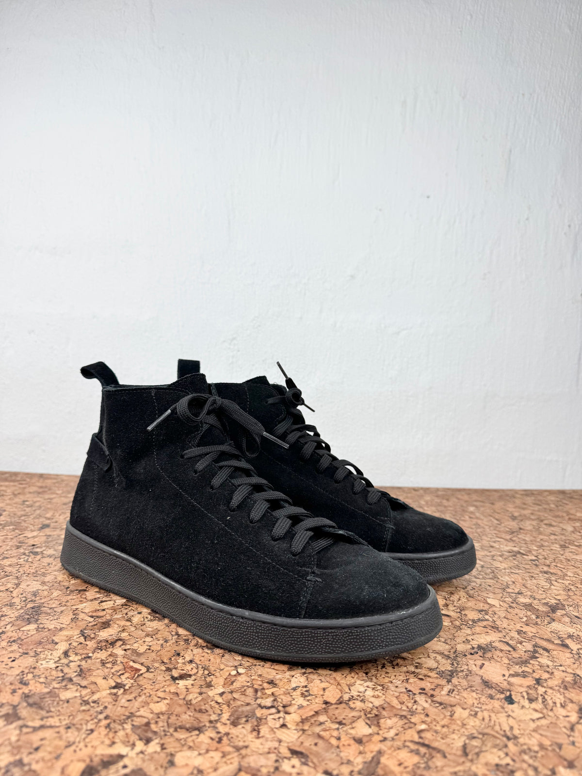 Conflict for Interest Black Suede High Top Lace Ups - EU42