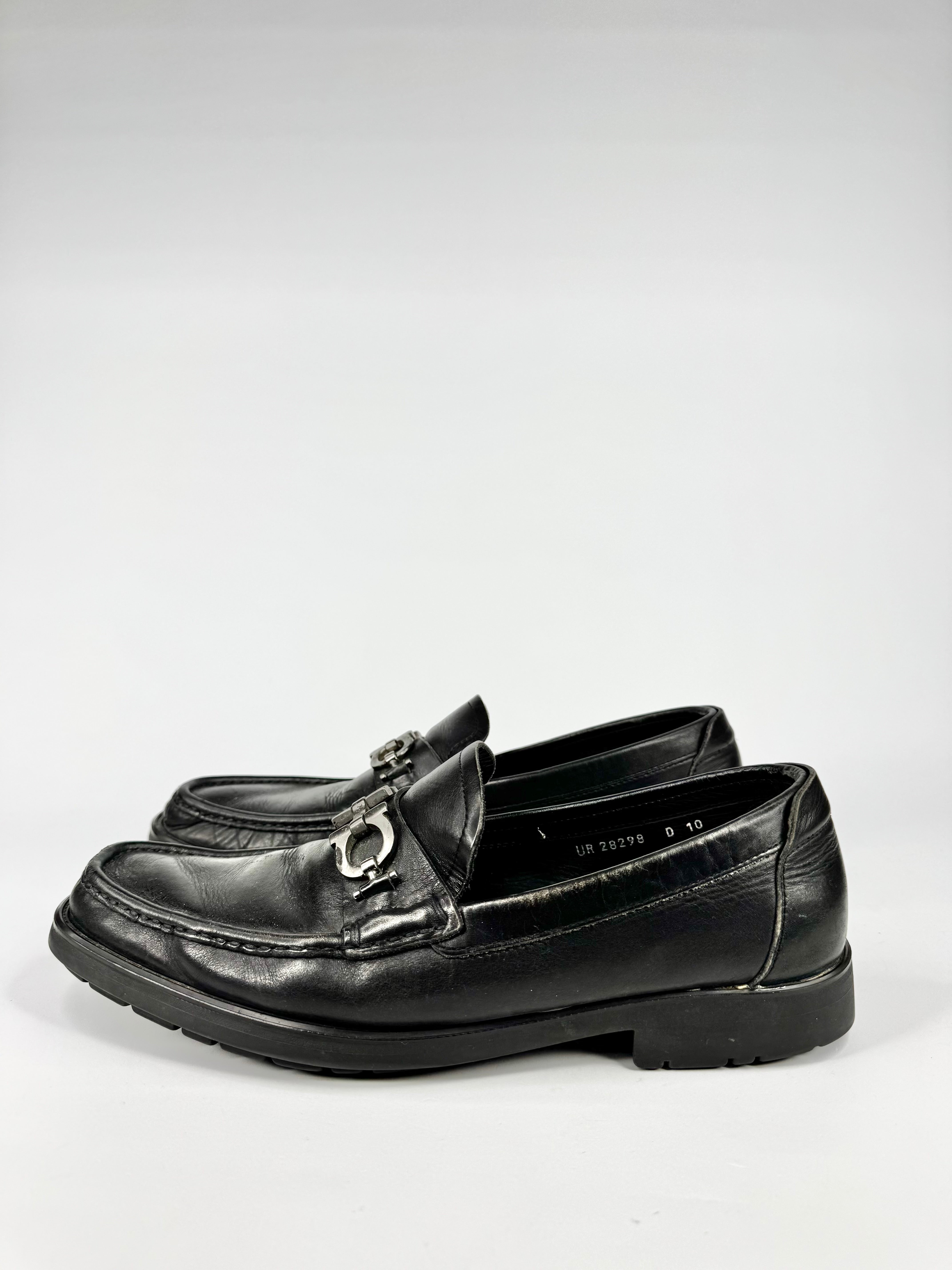 Salvatore Ferragamo Black Loafers - 10