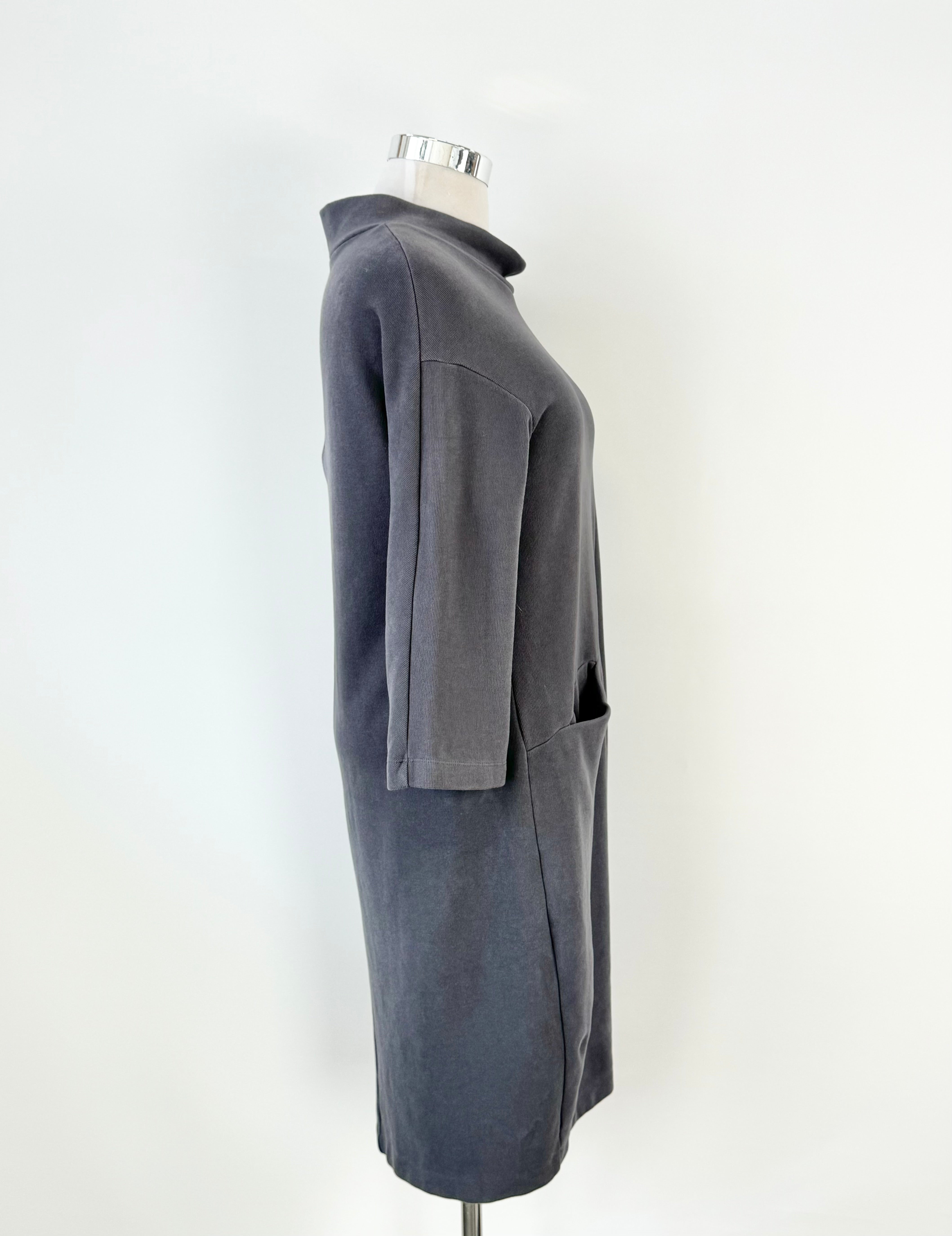Grizas Stone Grey Turtleneck Dress - AU12/14