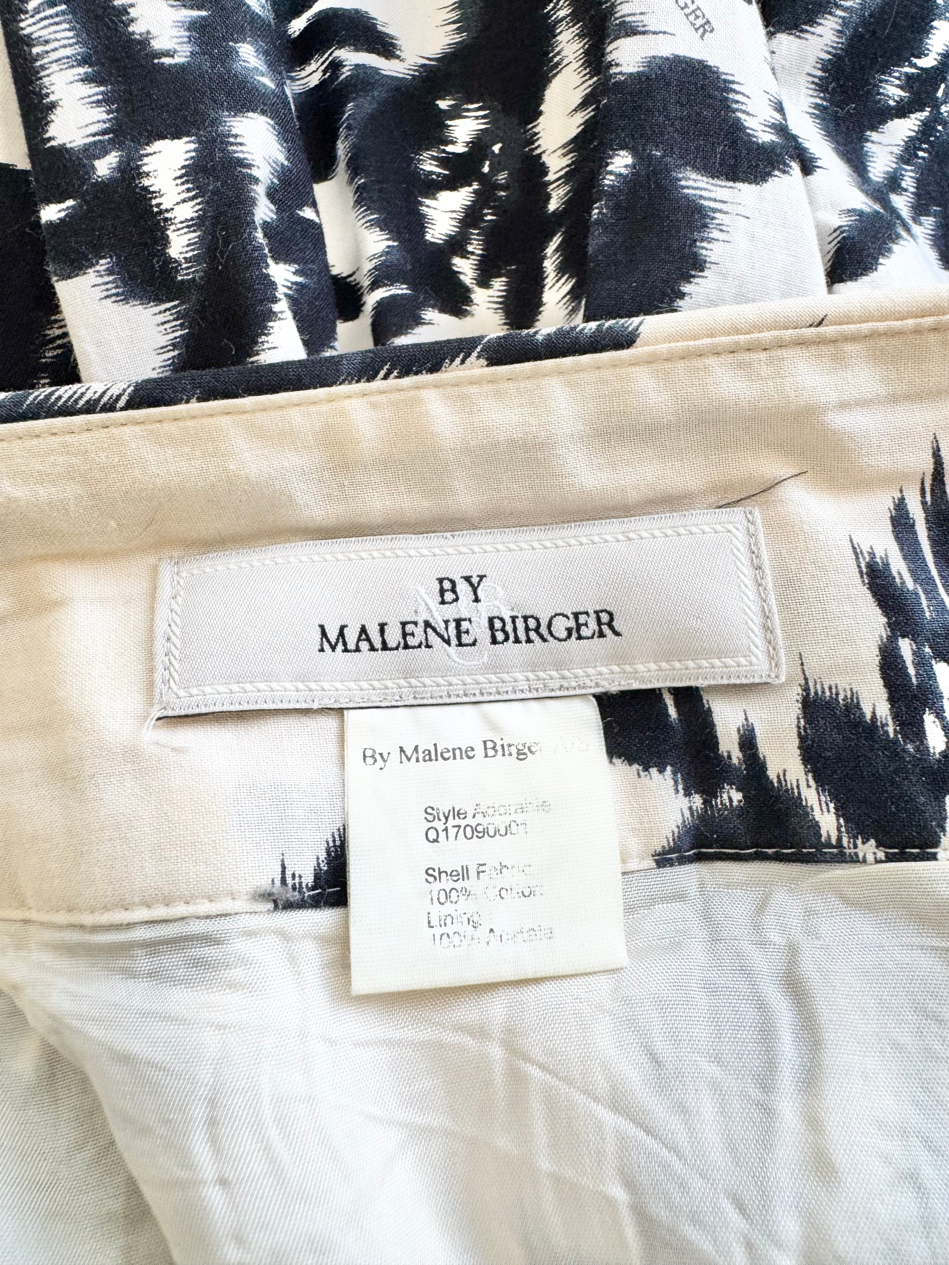 By Malene Birger Brocade Black White Skirt - AU10/12