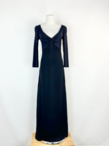 Bazaar by Christian Lacroix Black Maxi Dress - AU10