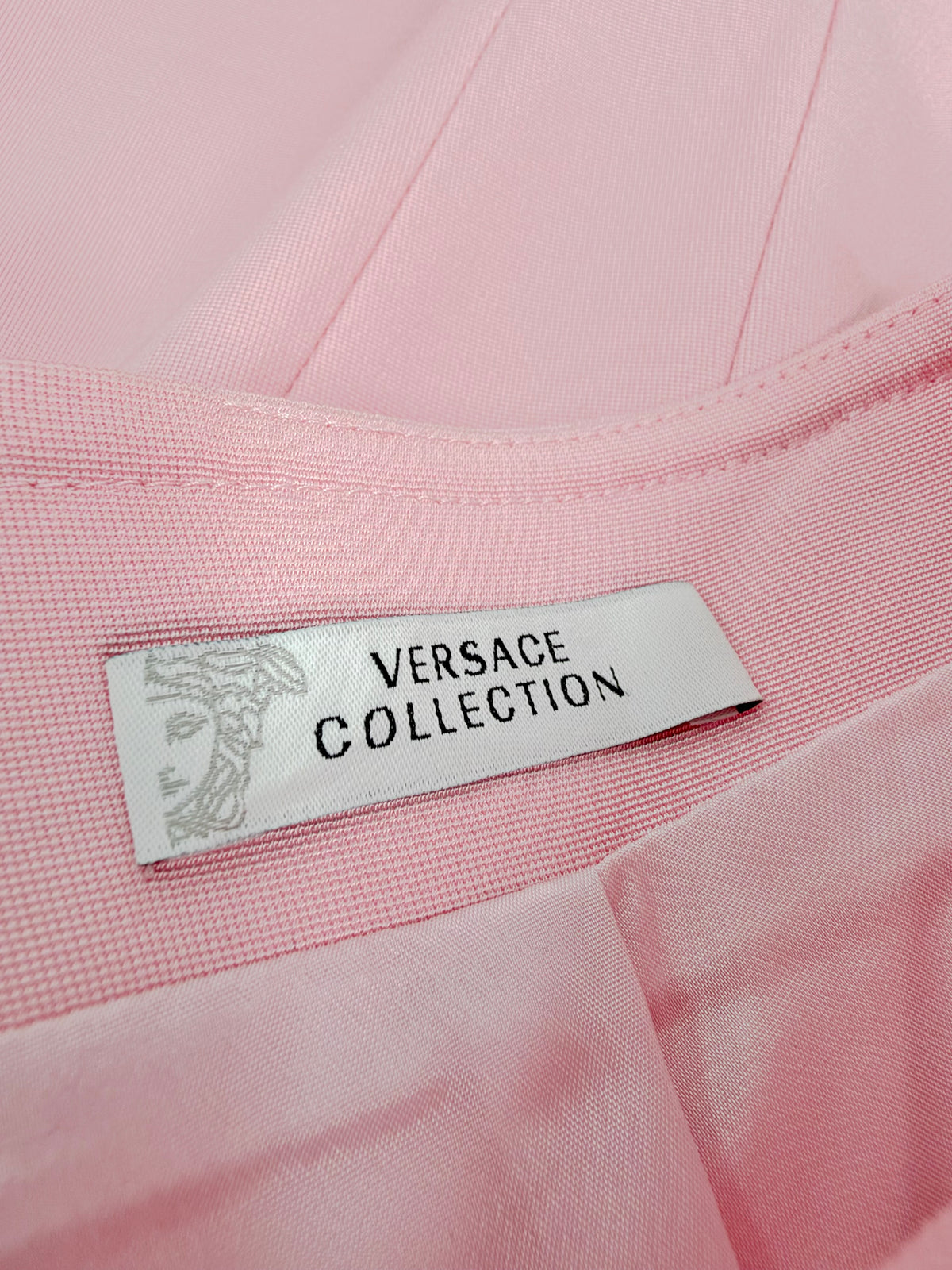 Versace 2012 Cherry Blossom Pink Pencil Skirt - AU8/10