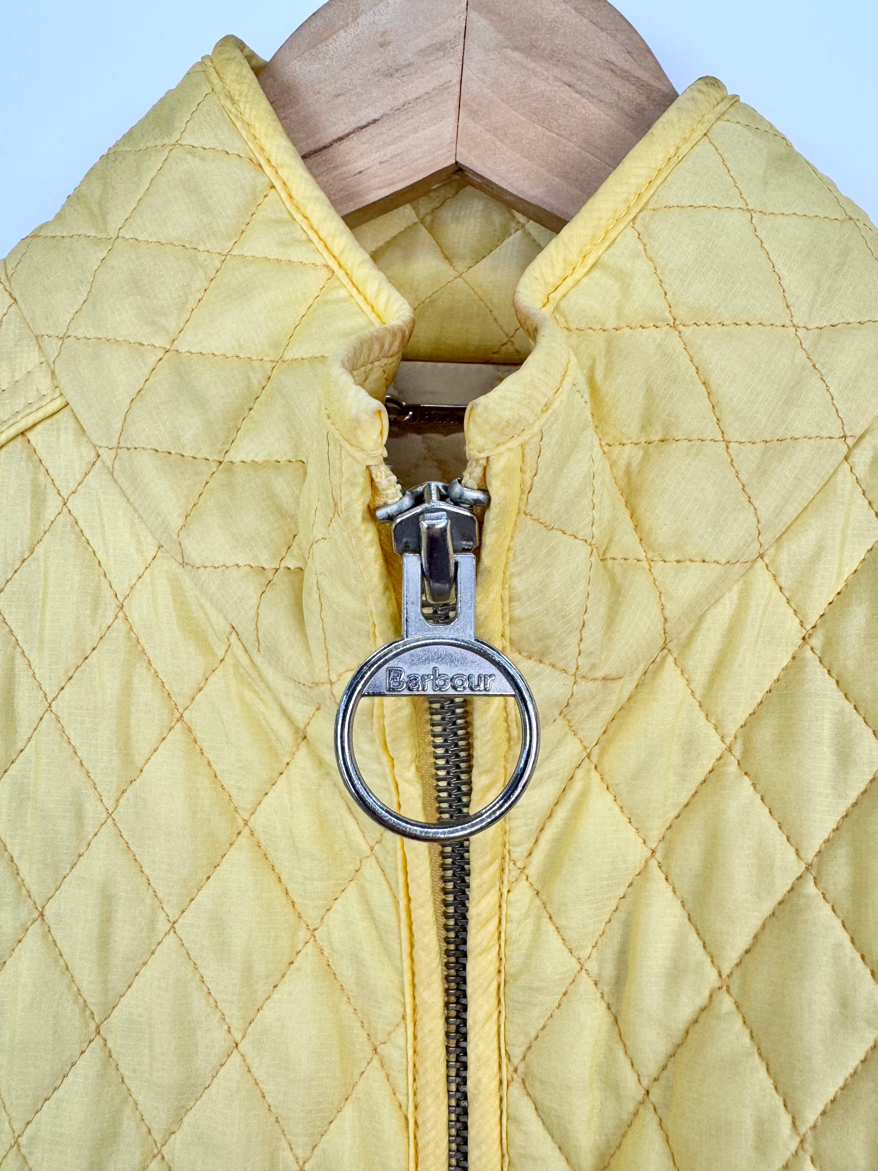 Barbour Butter Yellow Quilted Jacket - AU18
