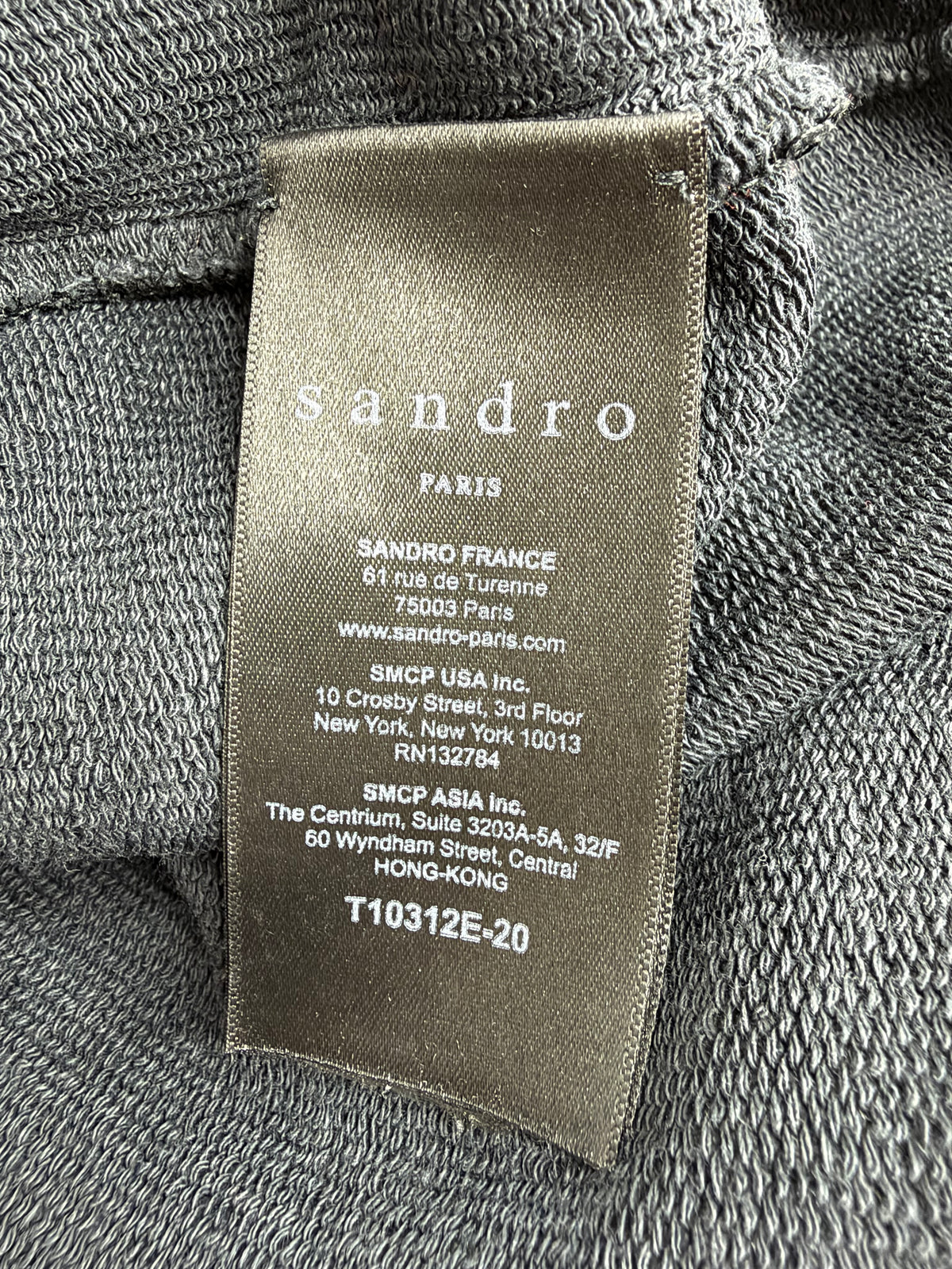 Sandro Black Patchwork Embroidered 'Flower' Sweater - AU8