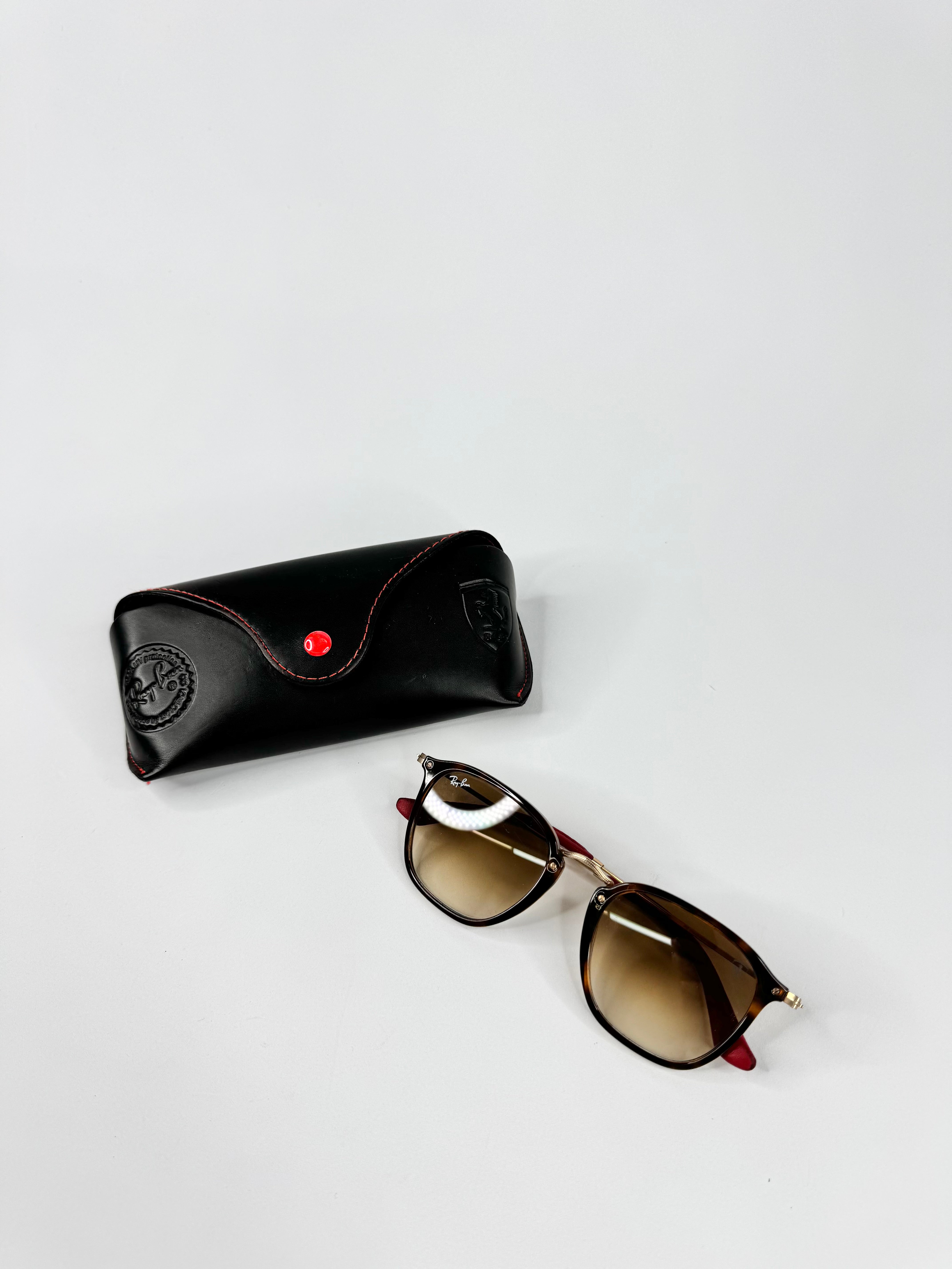 Ray Ban x Ferrari Tortoiseshell Gradient Sunglasses
