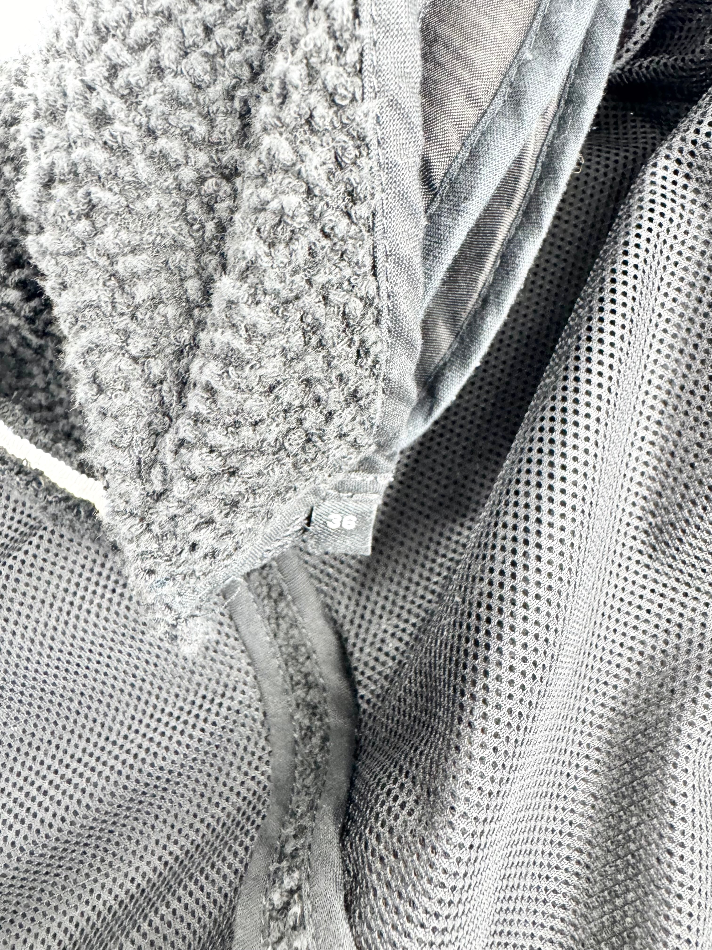 The Kooples Black & White Contrast Cardigan - AU8
