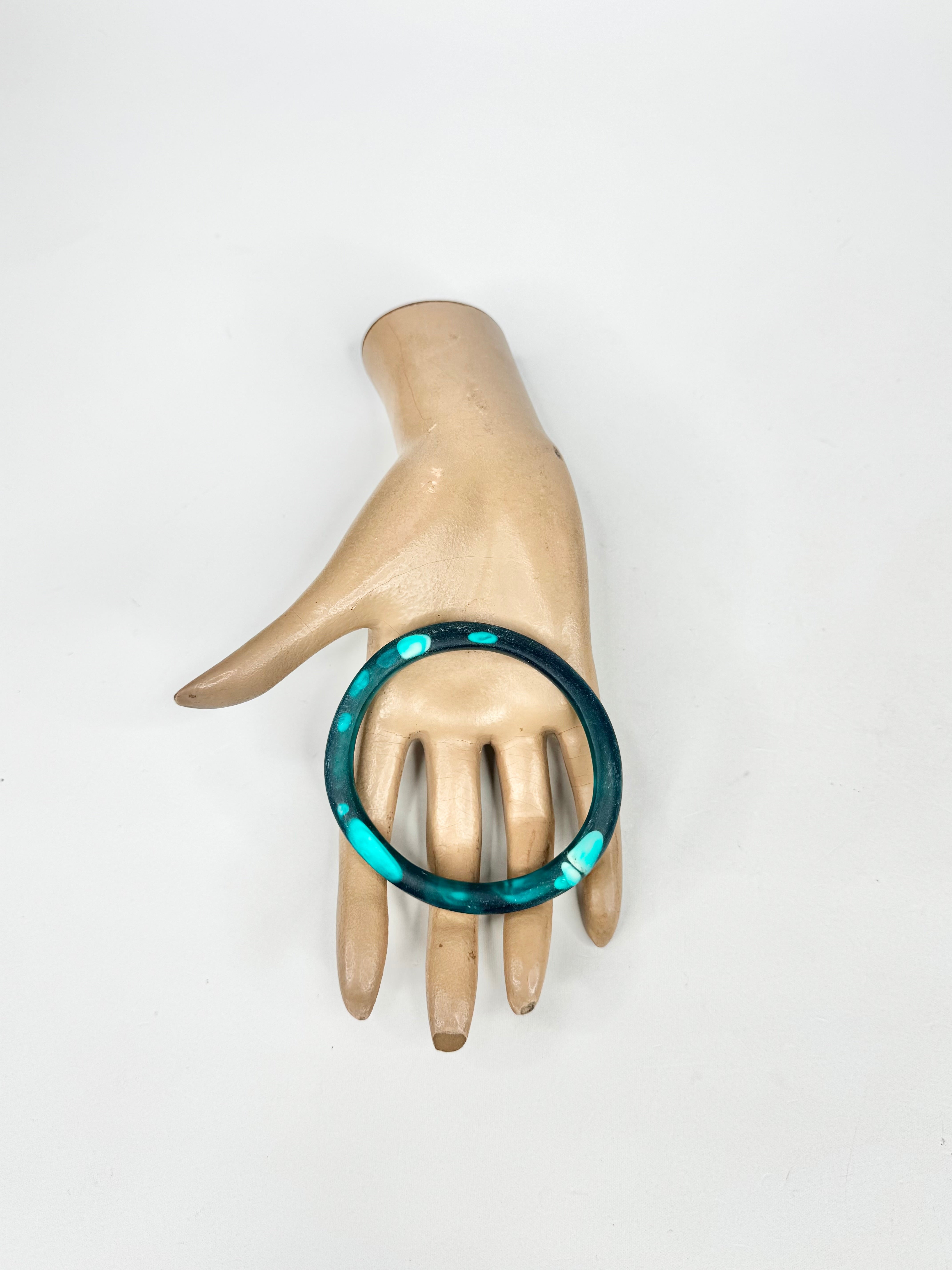 MFW Dinosaur Designs Green Bangle