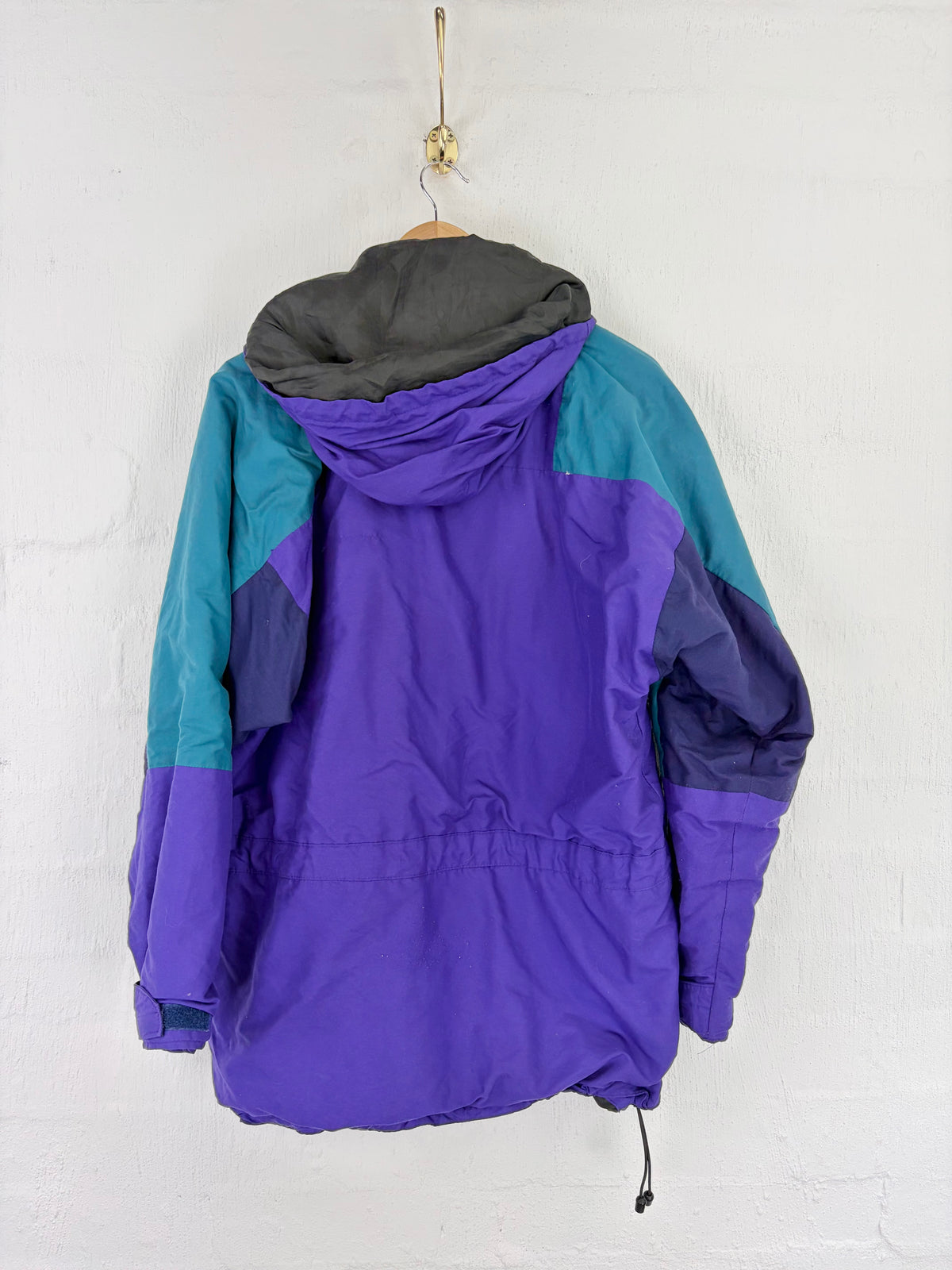 Vintage Kathmandu Violet and Aqua Anorak - S