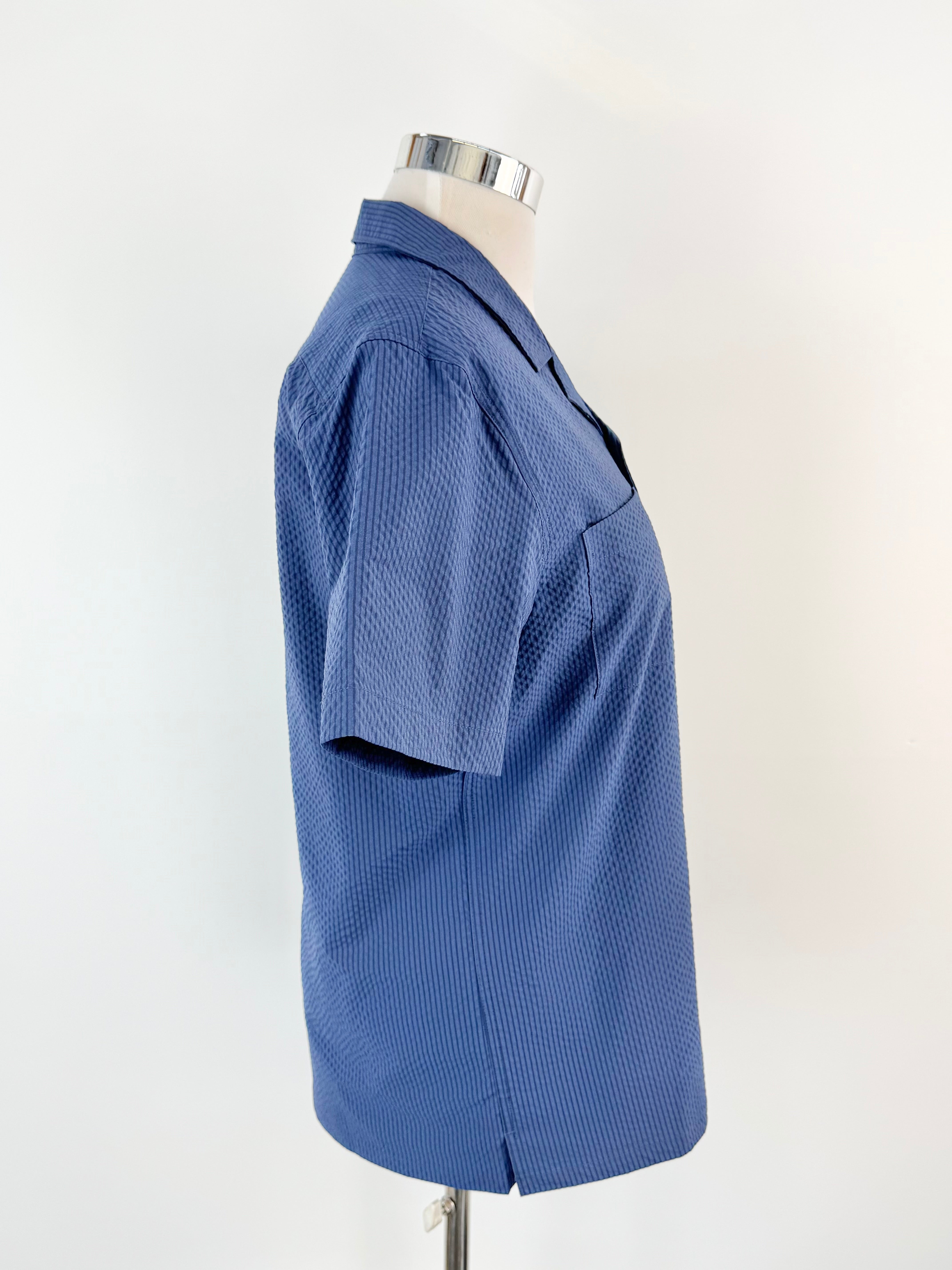 Vintage Levi's Blue Shirt Sleeve Shirt - M