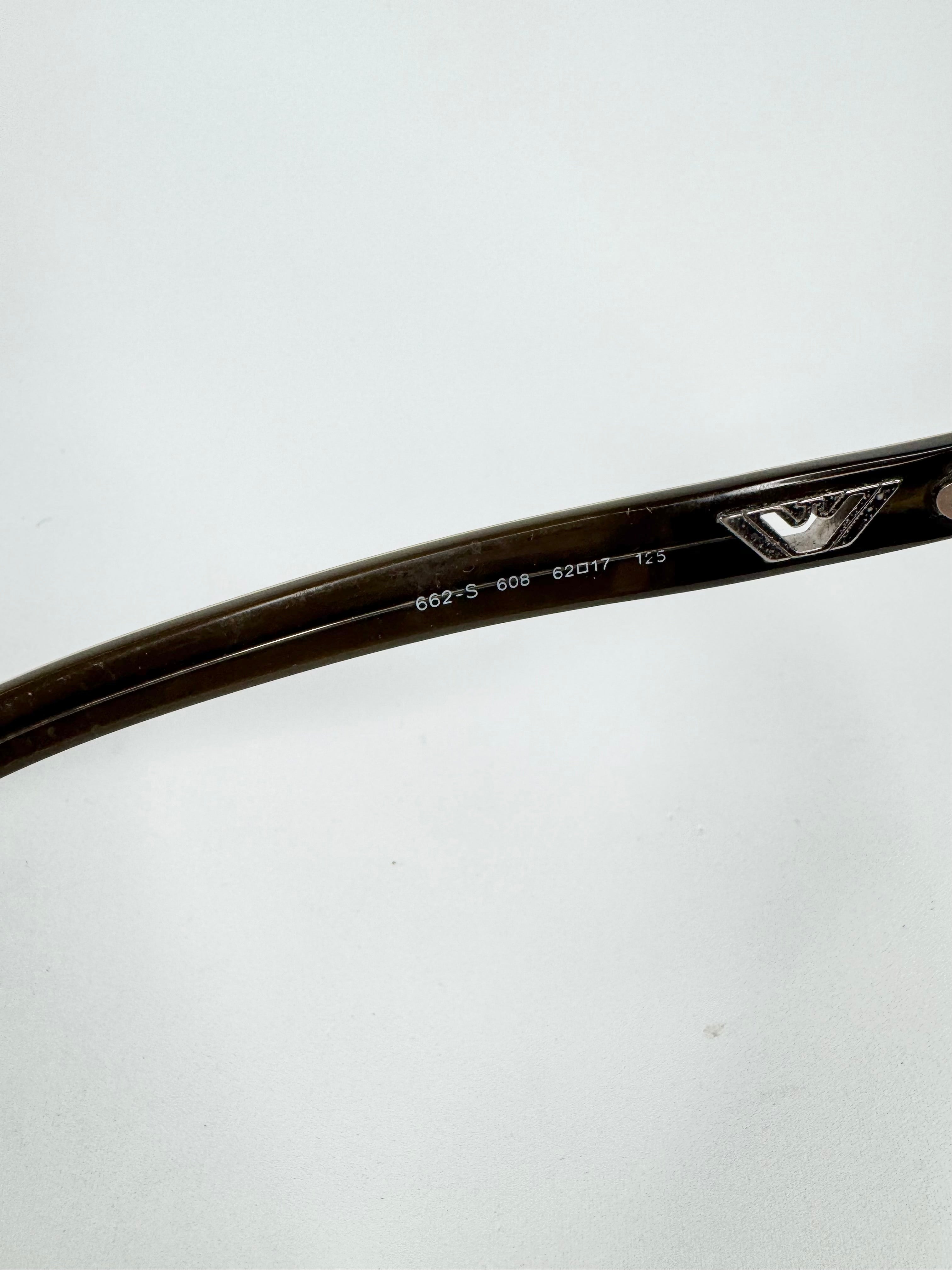 Emporio Armani Dark Burgundy Rectangular Sunglasses