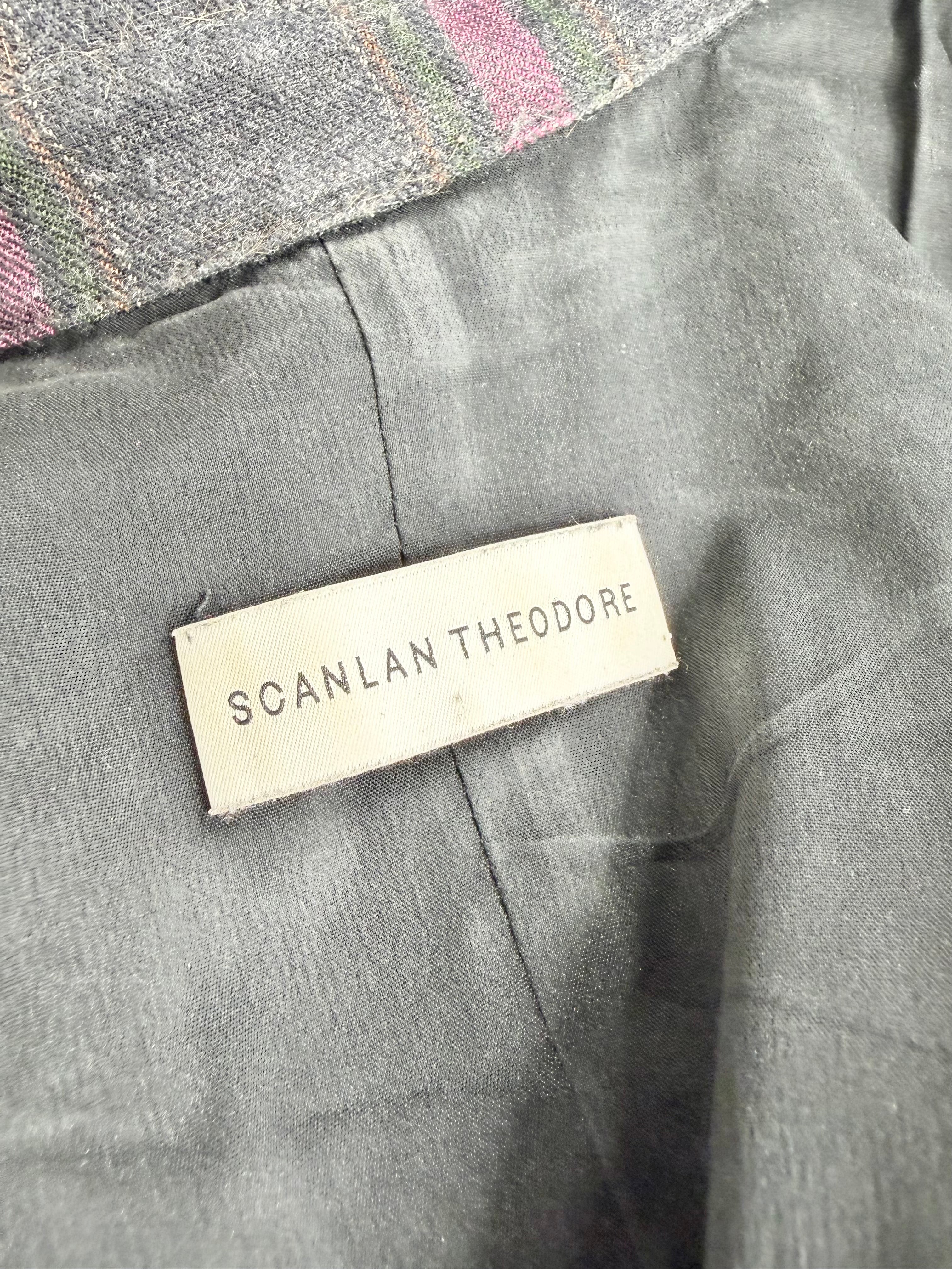 Scanlan Theodore Grey, & Purple Striped Blazer Dress - AU8