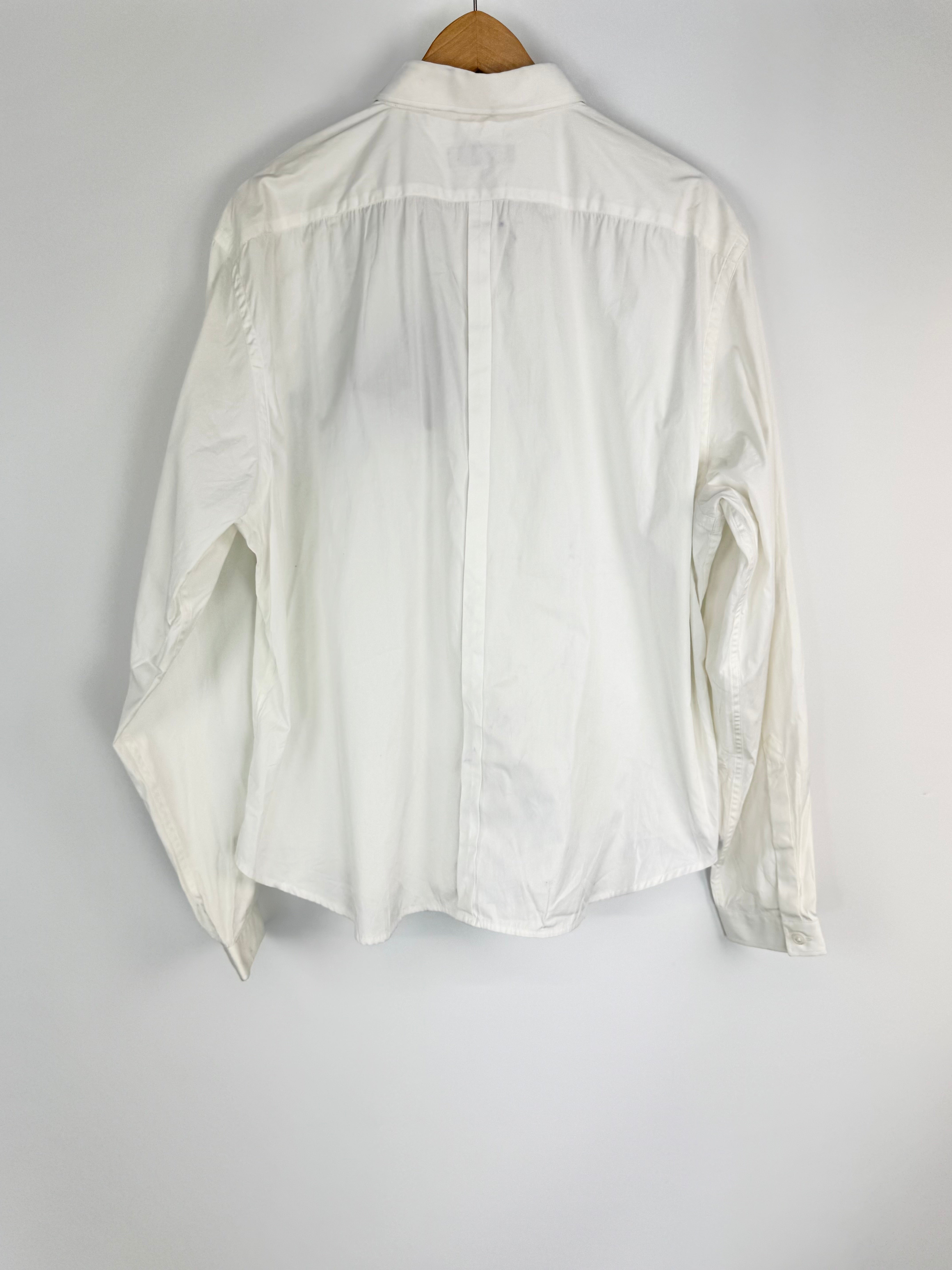 Burberry Prorsum Graphic Abstract Eye Print White T-Shirt NWT - 42