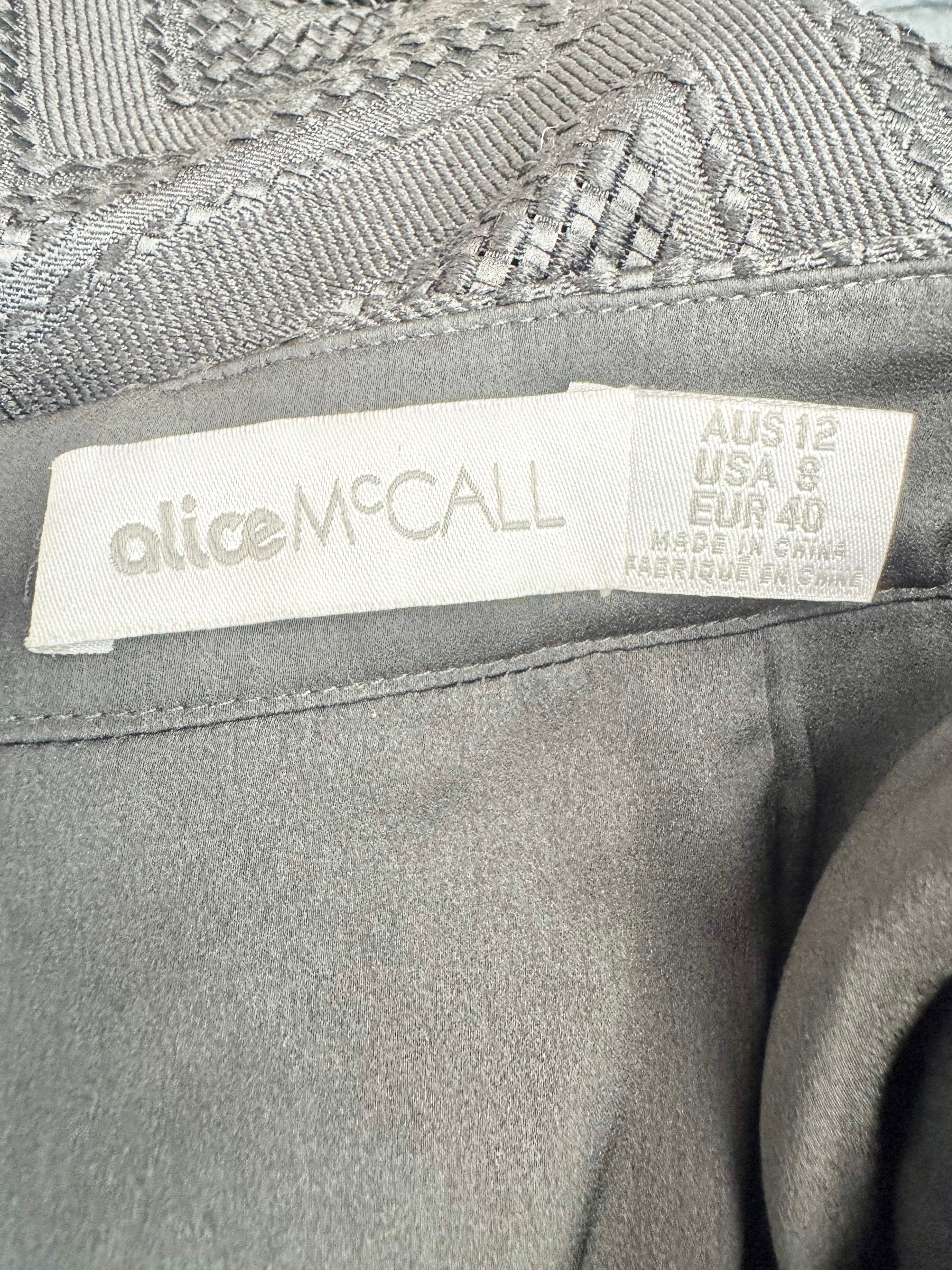 Alice McCall Black Fringed 'Eagles Dare' Skort - AU12